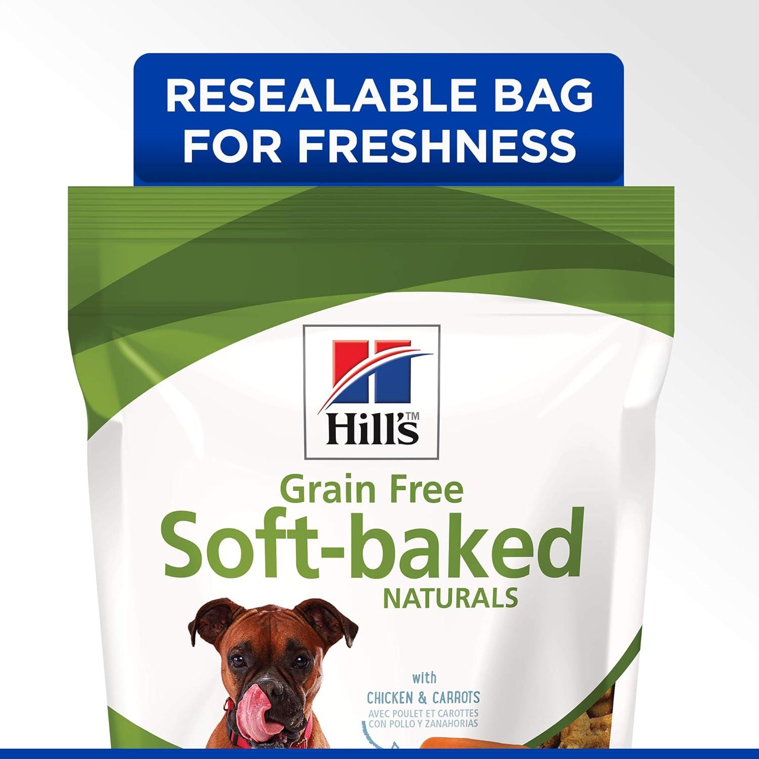 imageHills Grain Free Soft Baked Naturals All Life Stages Great Taste Dog Treats Beef ampamp Sweet Potato 8 oz BagChicken Carrots