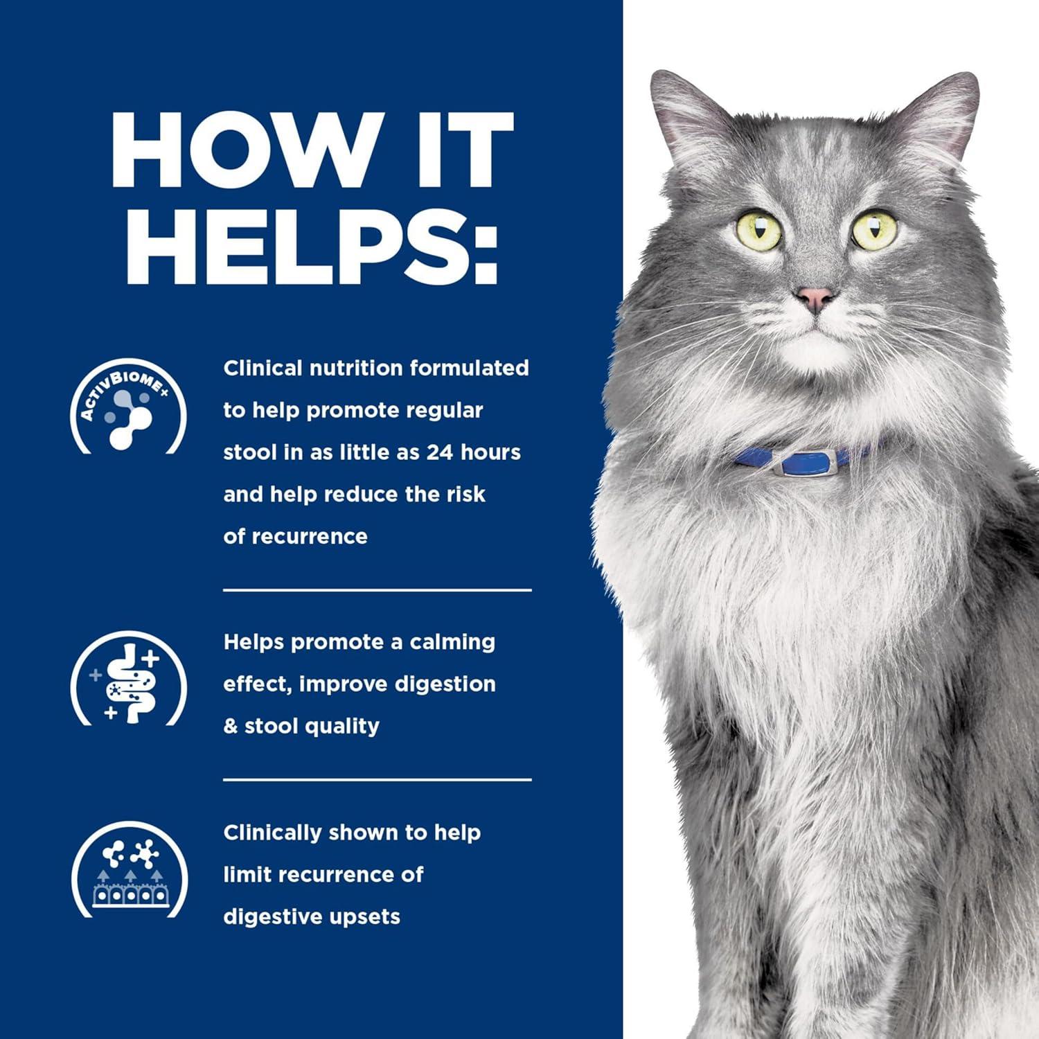 imageHills Prescription Diet Gastrointestinal Biome Stress Dry Cat Food Chicken Flavor Veterinary Diet 4 lb BagChicken