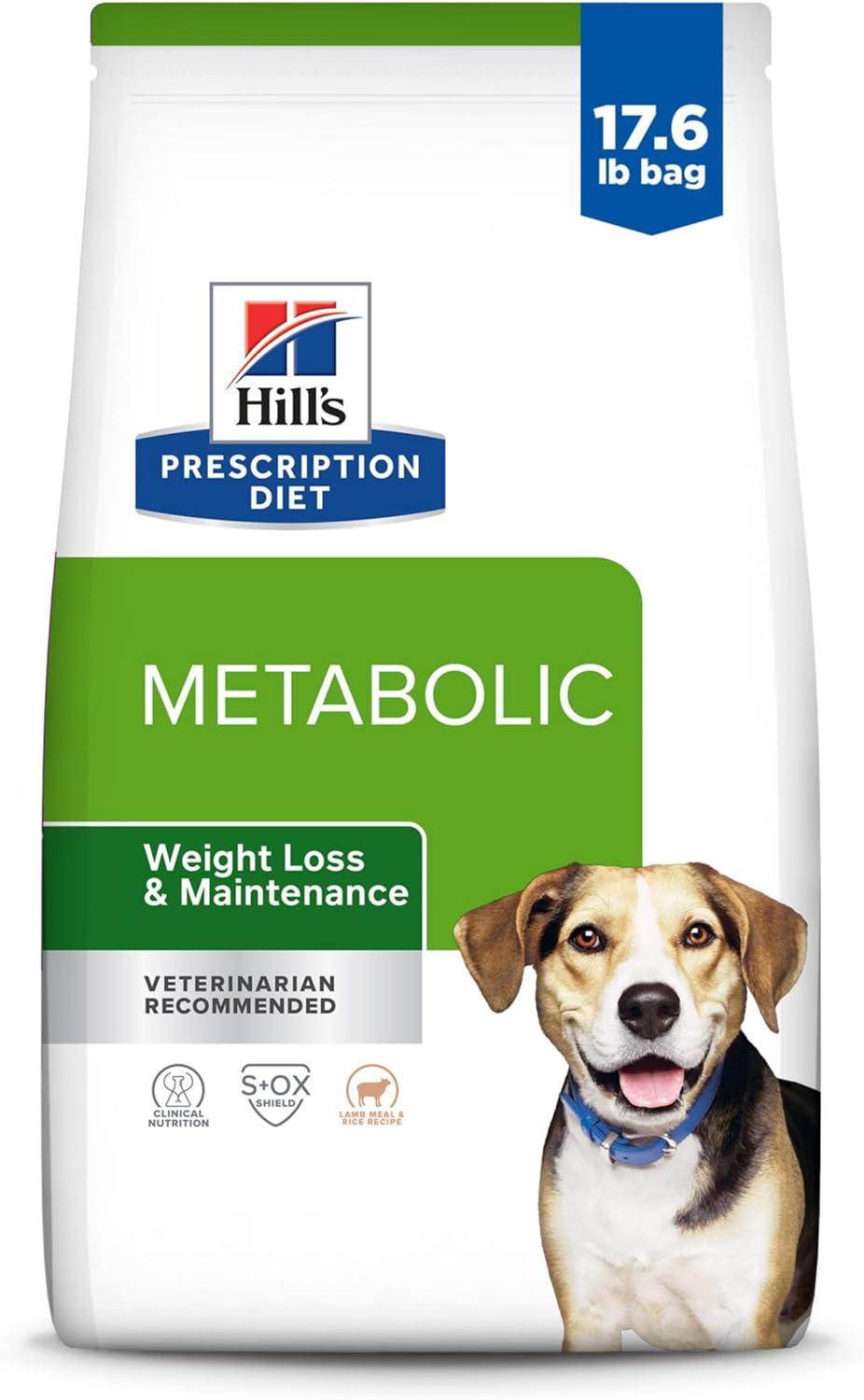imageHills Prescription Diet Metabolic Weight Management Lamb Meal ampamp Rice Formula Dry Dog Food Veterinary Diet 6 lb BagLamb Meal Rice Formula
