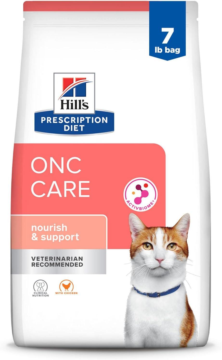 imageHills Prescription Diet ONC Care Dry Cat Food Chicken Veterinary Diet 7 lb BagChicken