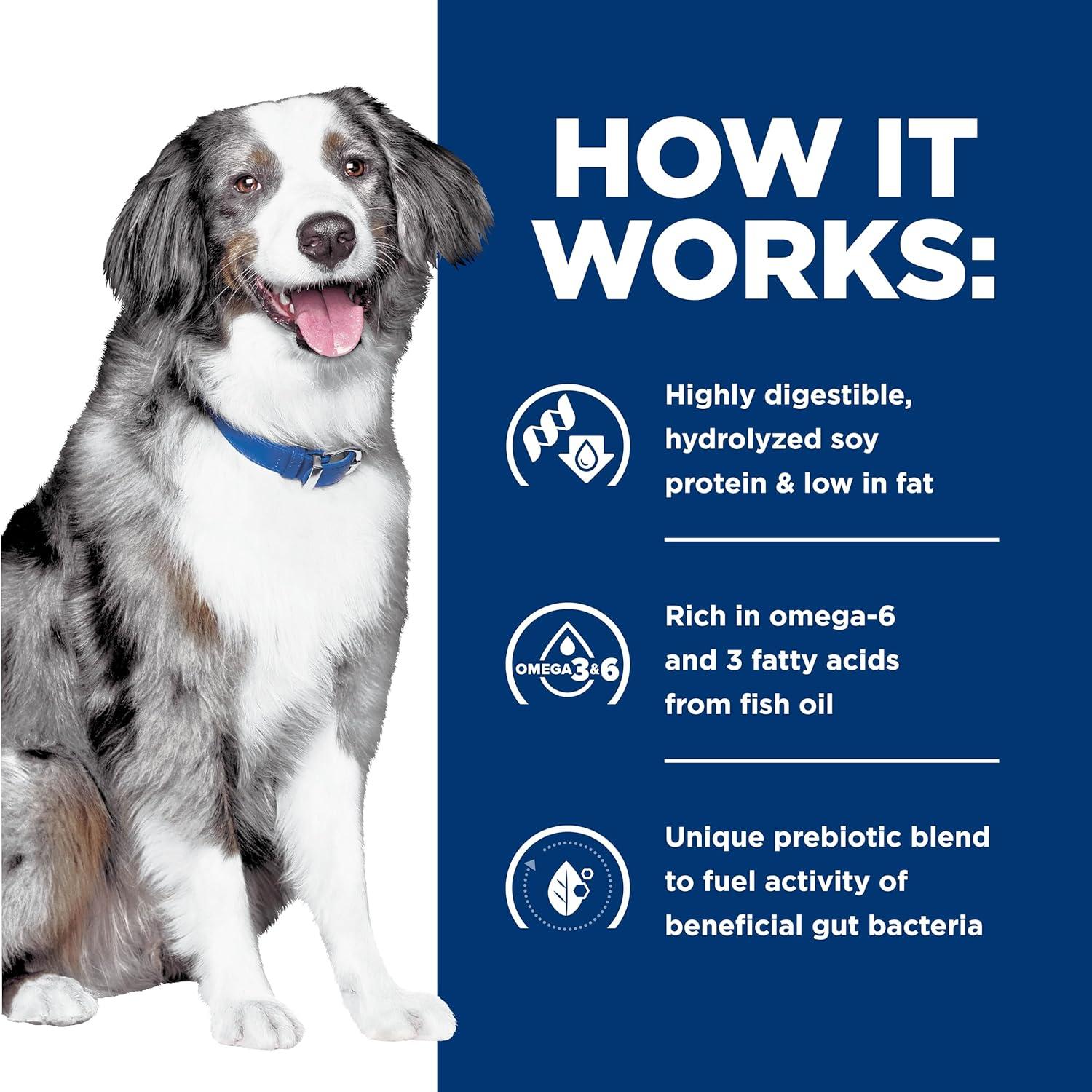 imageHills Prescription Diet dd SkinFood Sensitivities Salmon Formula Canned Dog Food Veterinary Diet 13 oz 12Pack Wet FoodHydrolyzed Soy