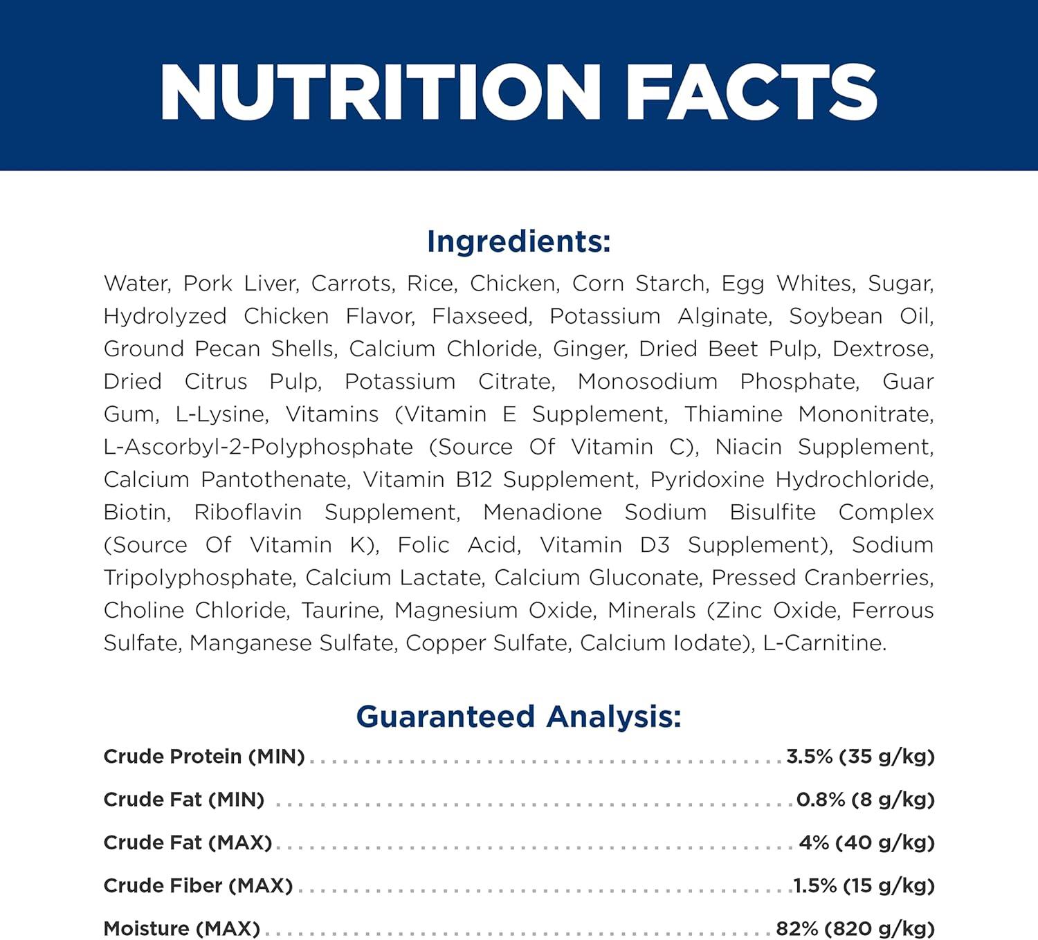 imageHills Prescription Diet id Low Fat Carrot Chicken ampamp Rice Stew Wet Dog Food 24 x 28 oz Pouches