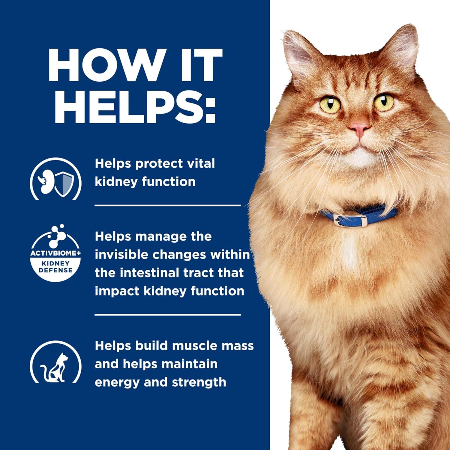 imageHills Prescription Diet kd jd Kidney Mobility Chicken Flavor Dry Cat Food Veterinary Diet 64 lb Bag