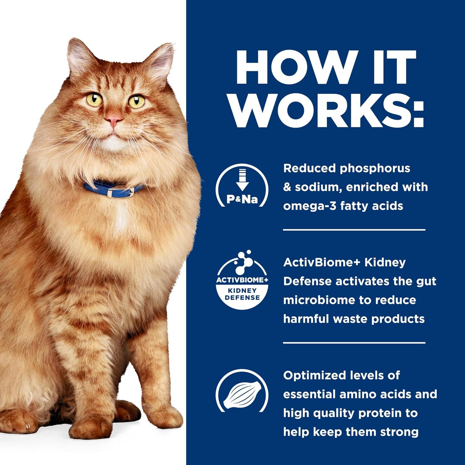 imageHills Prescription Diet kd jd Kidney Mobility Chicken Flavor Dry Cat Food Veterinary Diet 64 lb Bag