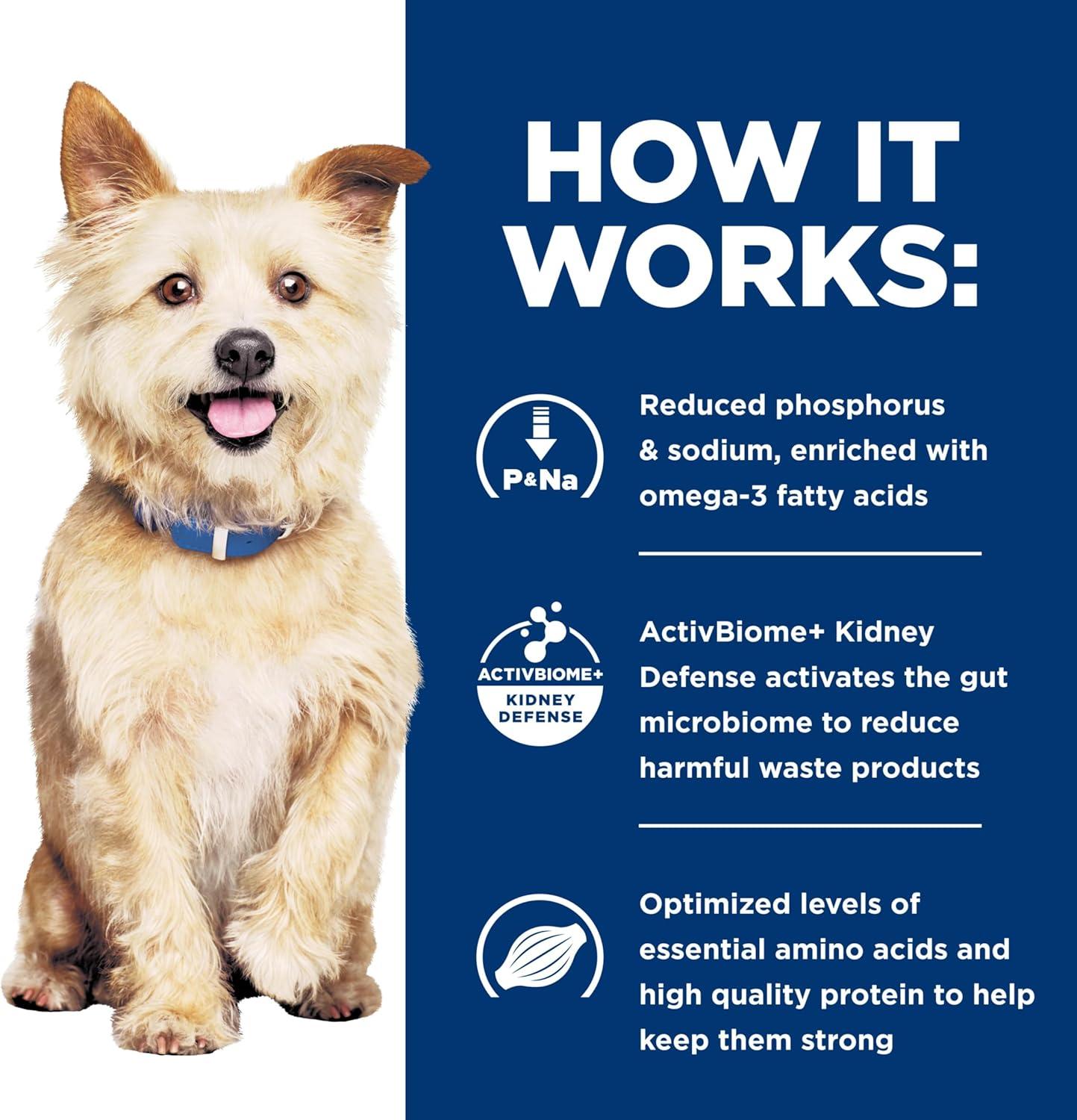 imageHills Prescription Diet kd Kidney Care Chicken ampamp Vegetable Stew Wet Dog Food Veterinary Diet 55 oz Cans 24PackChicken