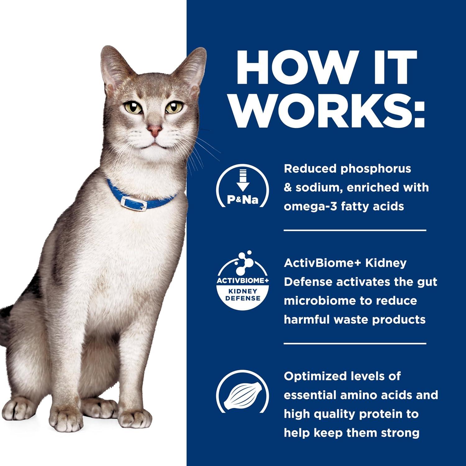 imageHills Prescription Diet kd Kidney Care with Chicken Dry Cat Food Veterinary Diet 85 lb BagChicken