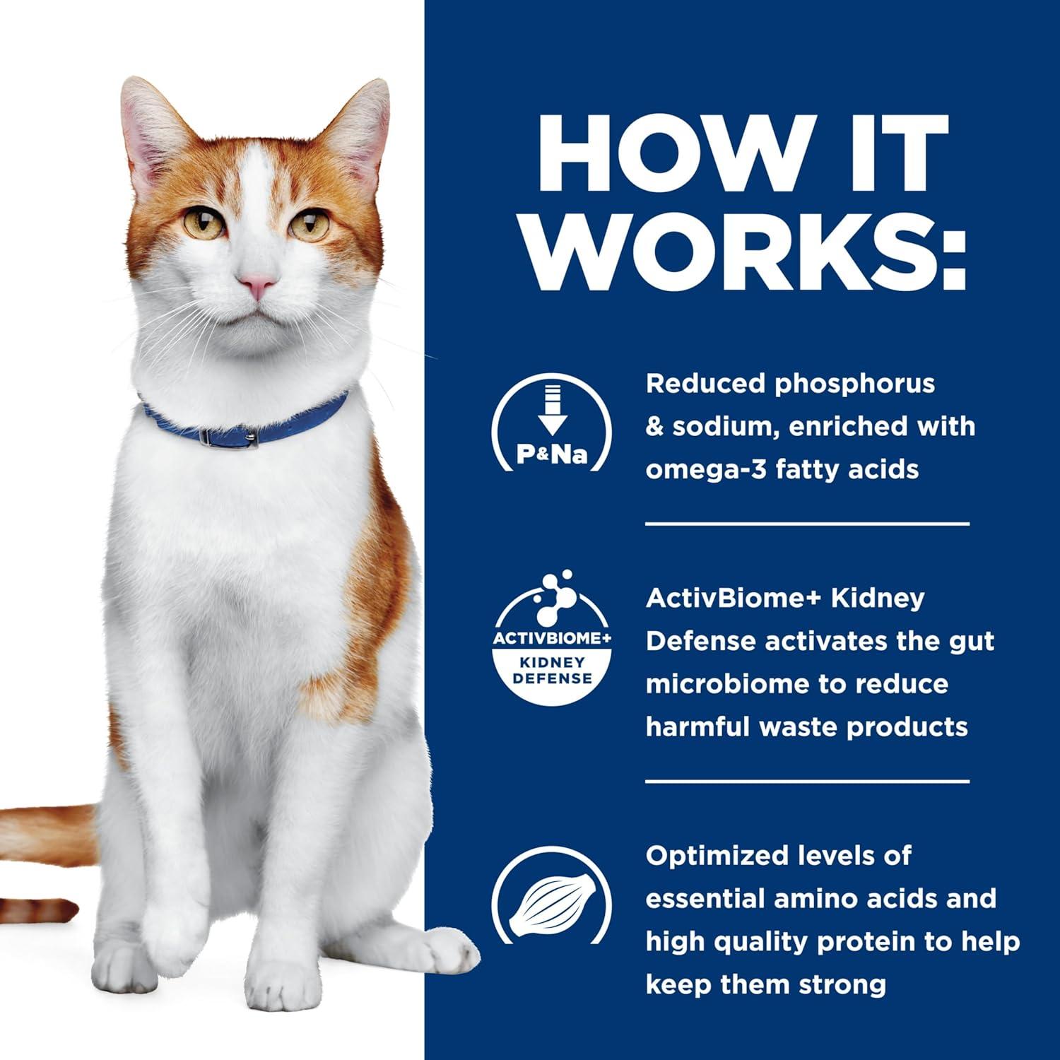 imageHills Prescription Diet kd Kidney Care with Chicken Wet Cat Food Veterinary Diet 55 oz Cans 24PackChicken Vegetable Stew