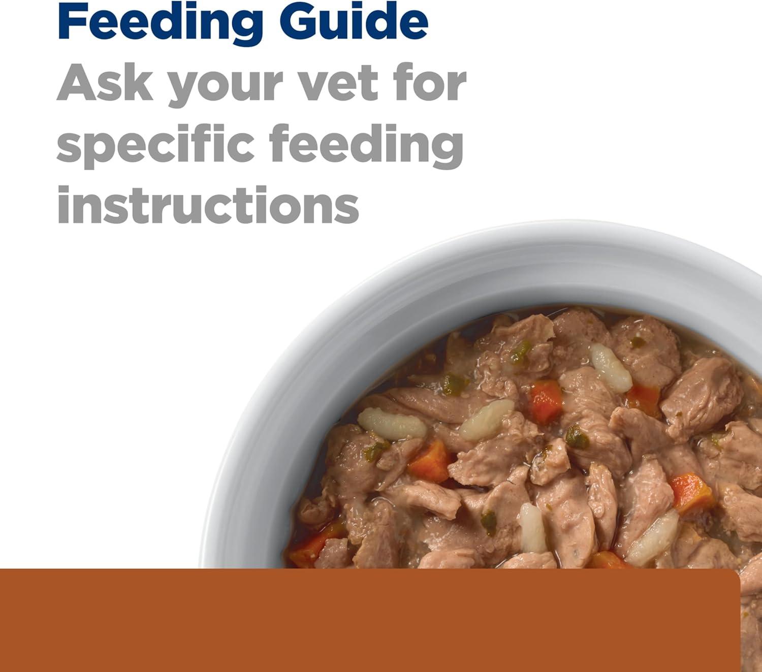 imageHills Prescription Diet kd Kidney Care with Chicken Wet Cat Food Veterinary Diet 55 oz Cans 24PackChicken Vegetable Stew