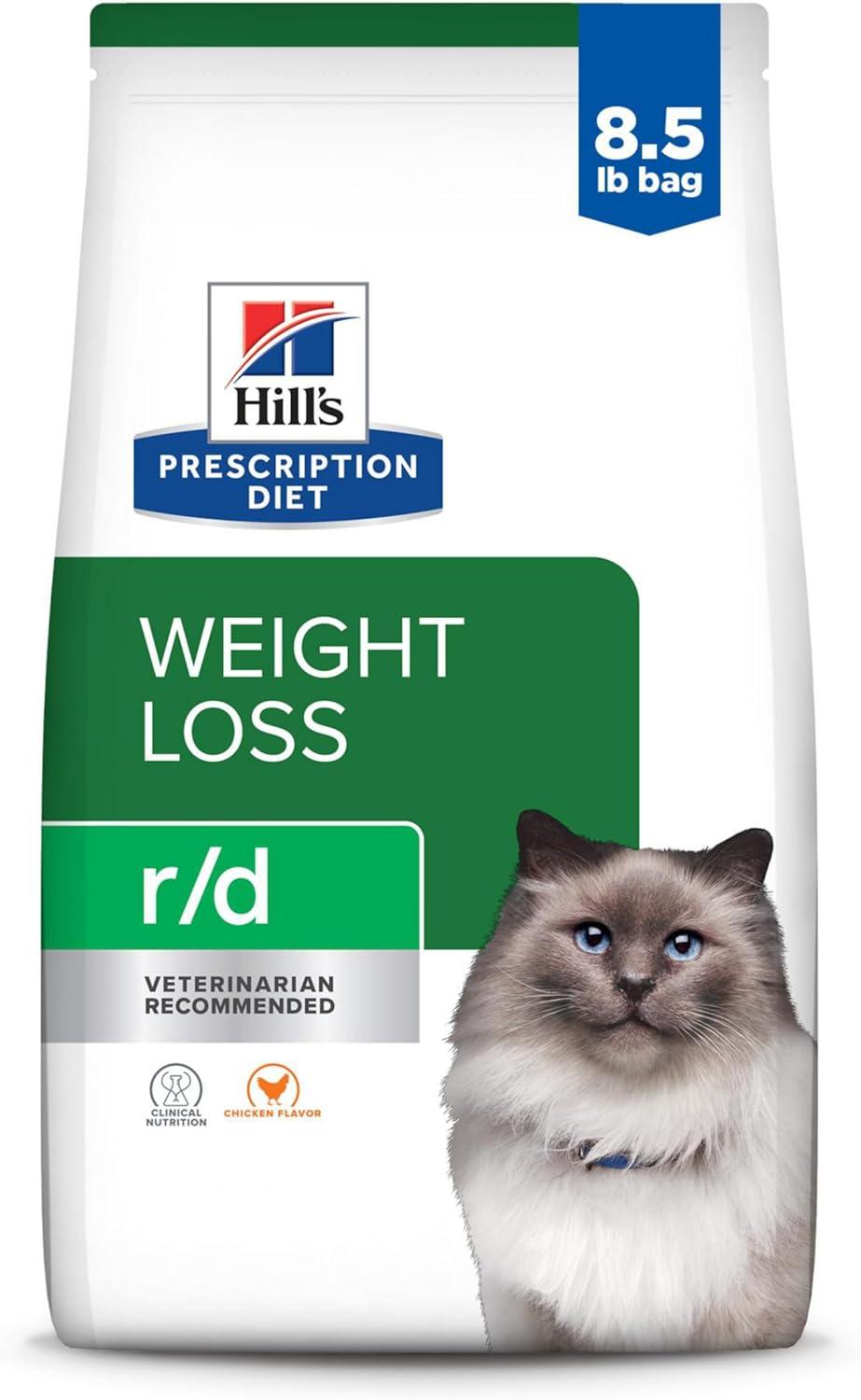 imageHills Prescription Diet rd Weight Reduction Chicken Flavor Dry Cat Food Veterinary Diet 176 lb BagChicken