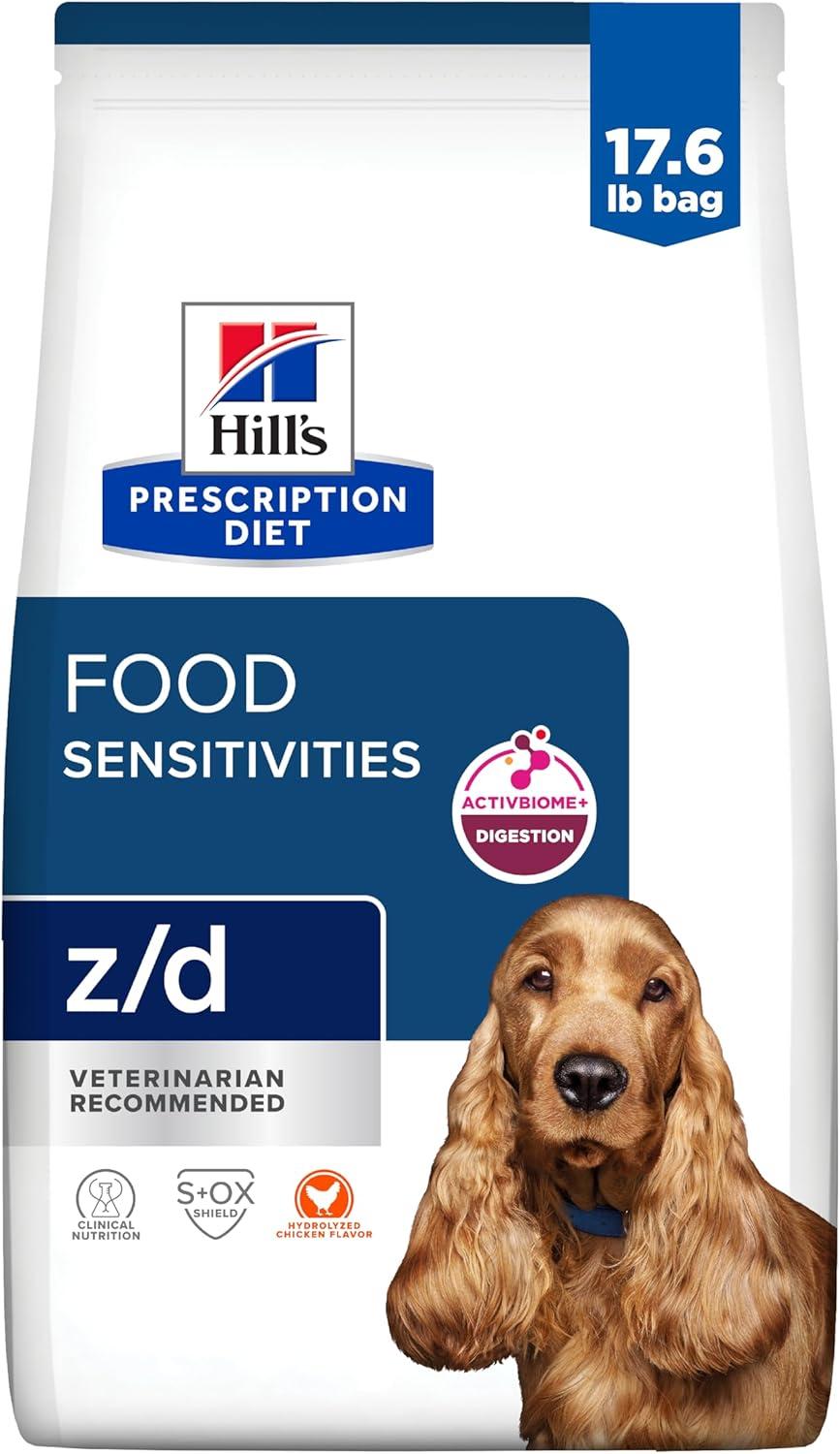 imageHills Prescription Diet zd SkinFood Sensitivities Hydrolyzed Dry Dog Food Veterinary Diet 25 lb BagChicken