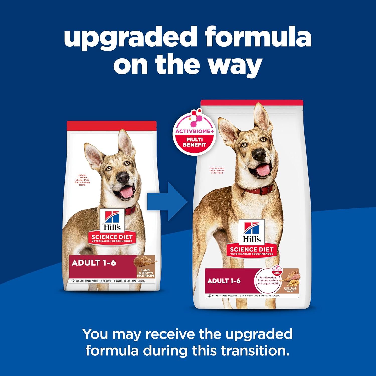 imageHills Science Diet Adult 16 Adult 16 Premium Nutrition Dry Dog Food Lamb ampamp Brown Rice 33 lb BagLamb Brown Rice