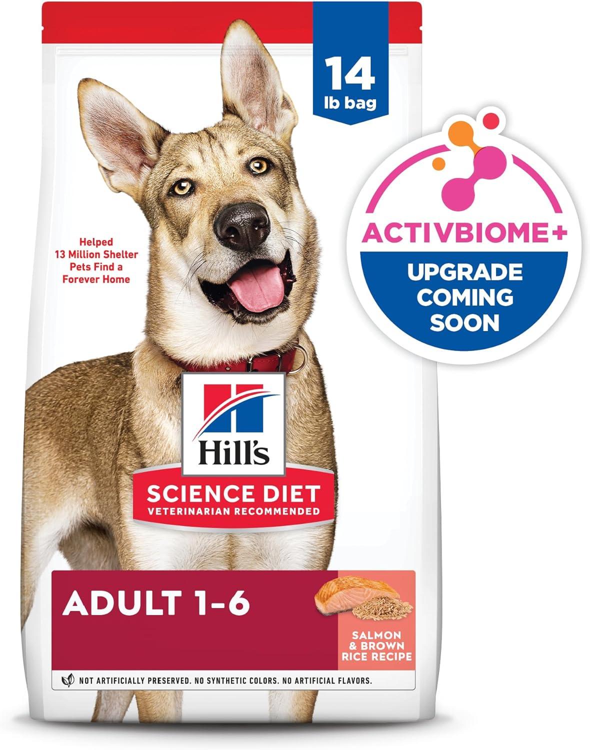 imageHills Science Diet Adult 16 Adult 16 Premium Nutrition Dry Dog Food Lamb ampamp Brown Rice 33 lb BagSalmon Brown Rice