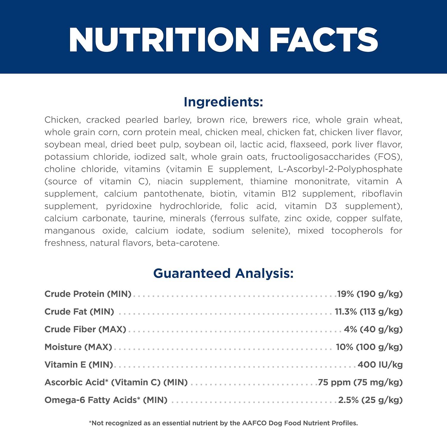 imageHills Science Diet Adult 16 Adult 16 Premium Nutrition Small Kibble Dry Dog Food Chicken ampamp Barley 15 lb BagChicken Barley