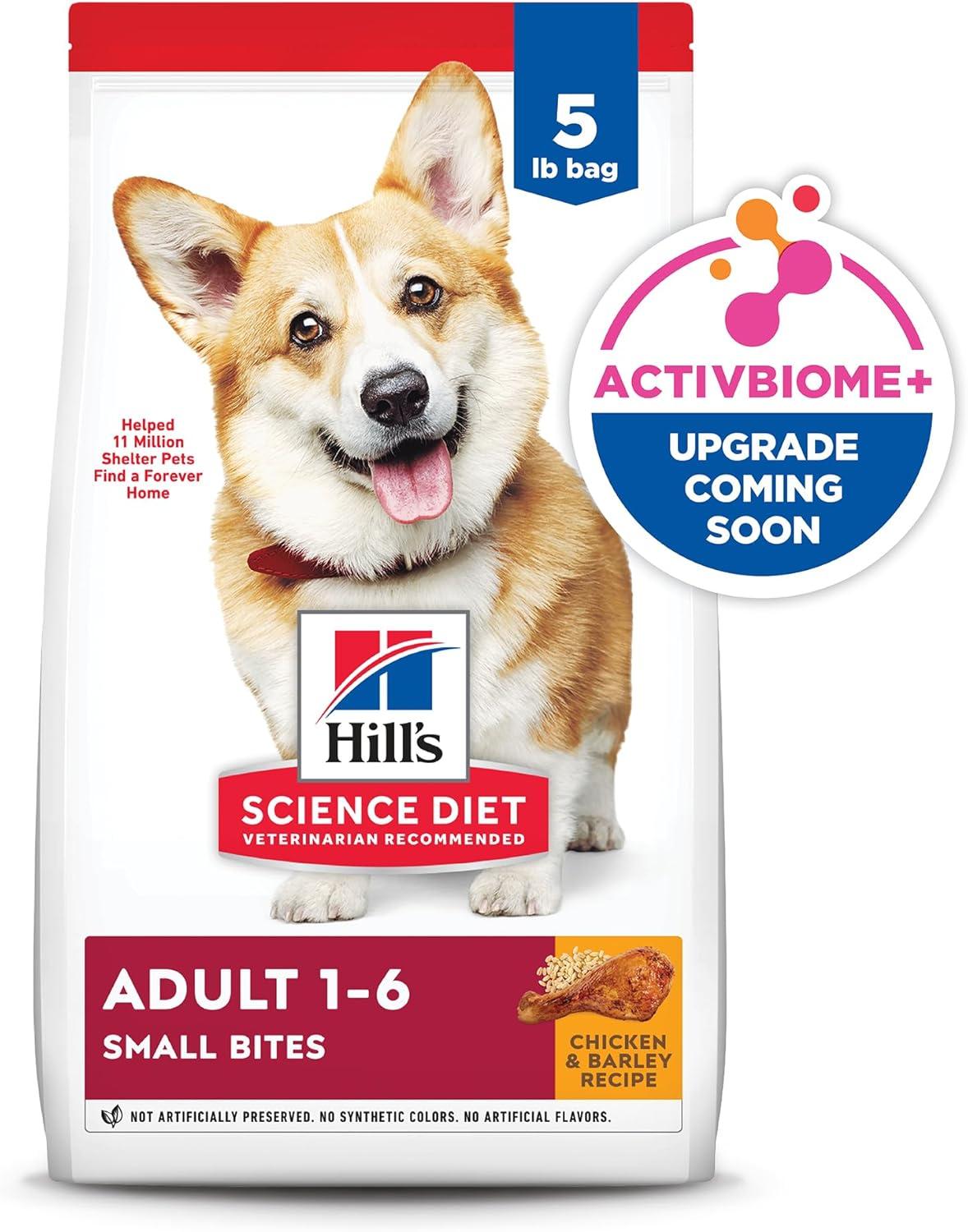 imageHills Science Diet Adult 16 Adult 16 Premium Nutrition Small Kibble Dry Dog Food Chicken ampamp Barley 15 lb BagChicken Barley