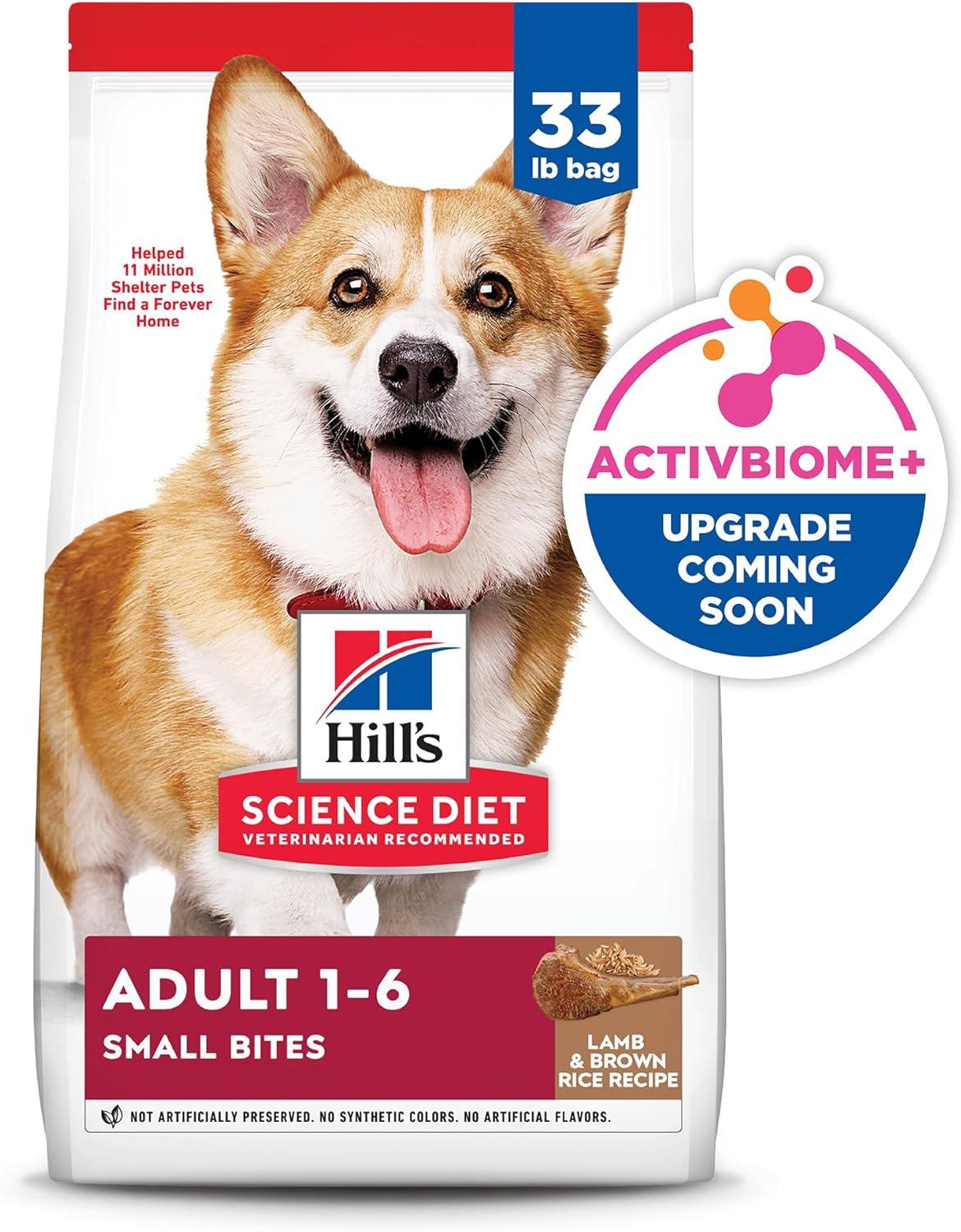 imageHills Science Diet Adult 16 Adult 16 Premium Nutrition Small Kibble Dry Dog Food Chicken ampamp Barley 15 lb BagLamb Brown Rice