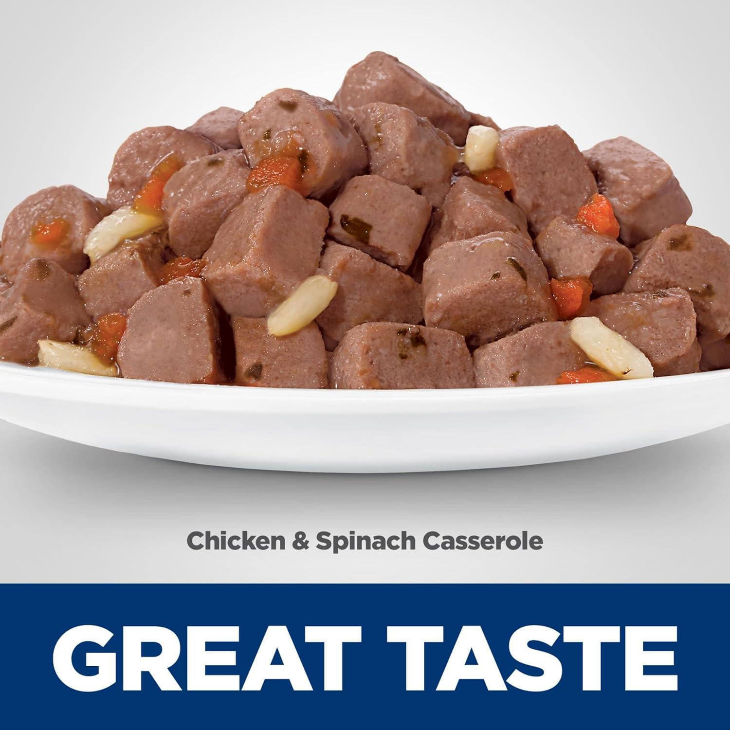 imageHills Science Diet Adult 16 Adult 16 Premium Nutrition Wet Cat Food Chicken Casserole Stew 28 oz Pouch Case of 24