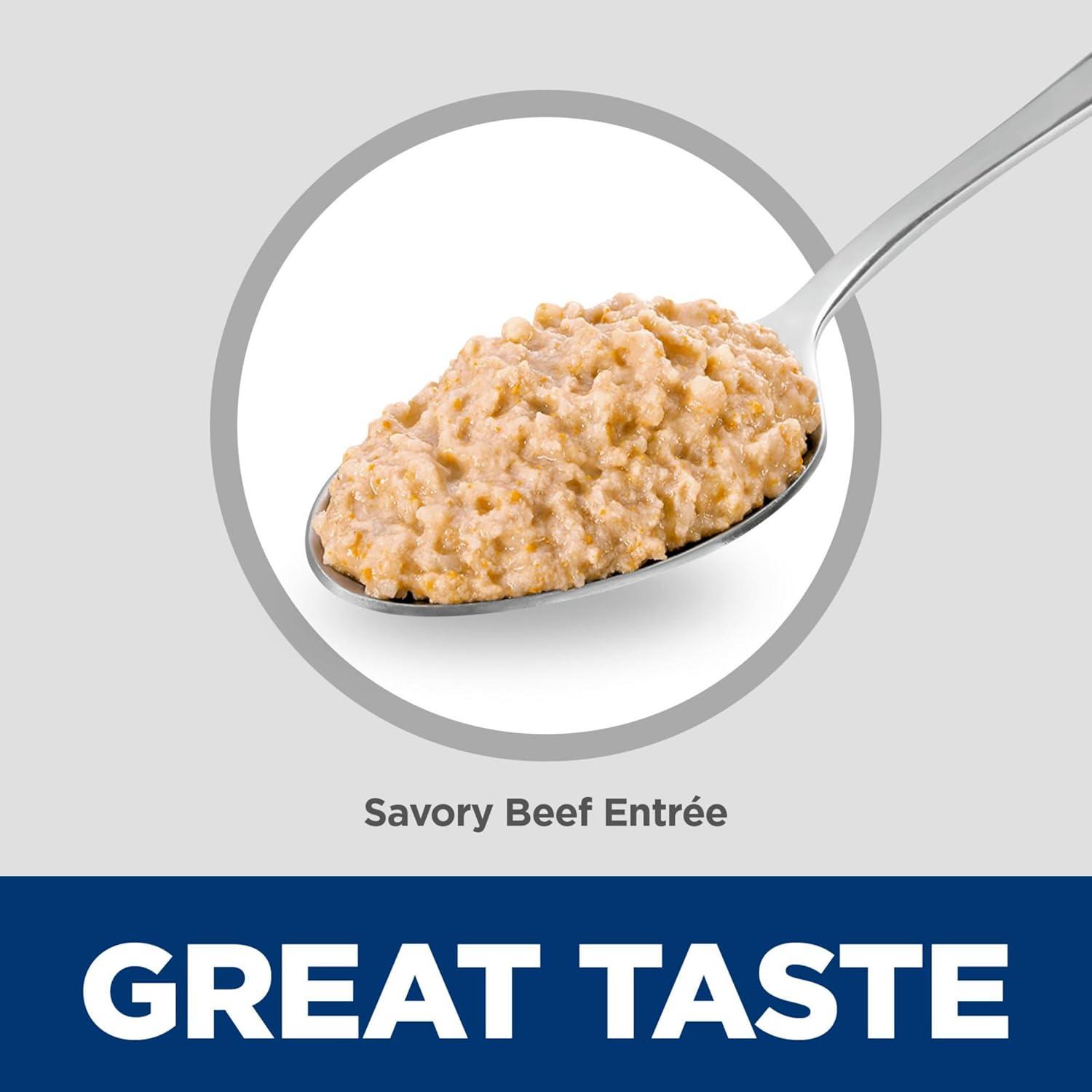 imageHills Science Diet Adult 16 Adult 16 Premium Nutrition Wet Cat Food Ocean Fish Stew 55 oz Can Case of 24Beef Minced