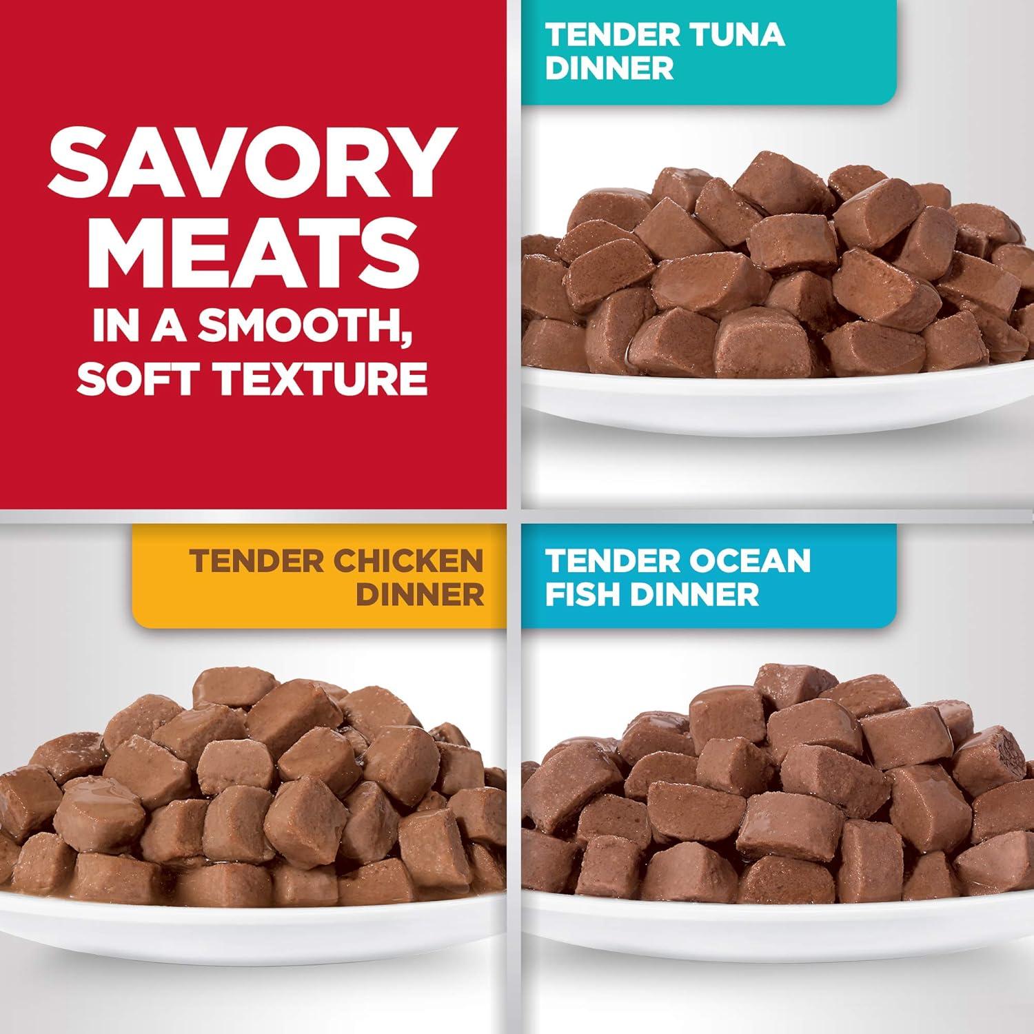 imageHills Science Diet Adult 16 Adult 16 Premium Nutrition Wet Cat Food Variety Pack Tuna Chicken Ocean Fish Stew 28 oz Pouch Variety Pack Case of 12