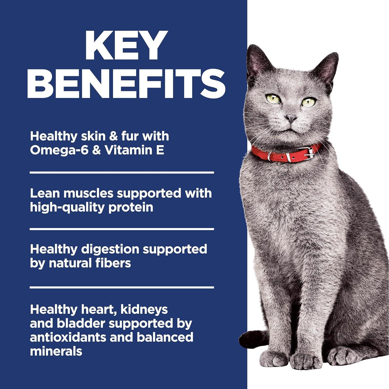 imageHills Science Diet Adult 7 Senior Adult 7 Premium Nutrition Dry Cat Food Chicken Recipe 16 lb BagNo Corn Wheat Soy Chicken Brown Rice