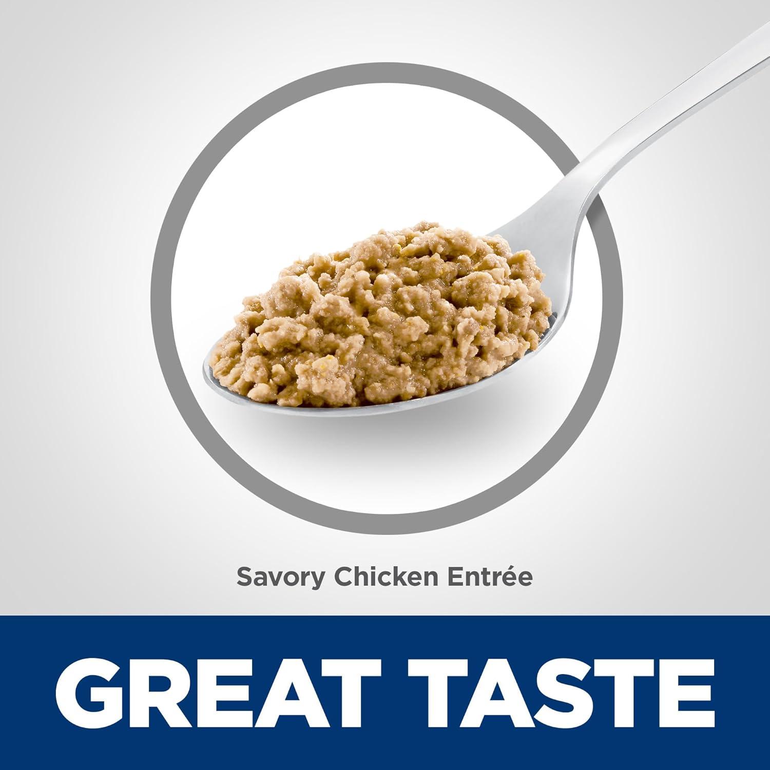 imageHills Science Diet Adult 7 Senior Adult 7 Premium Nutrition Wet Cat Food Turkey Minced 29 oz Can Case of 24Chicken Minced