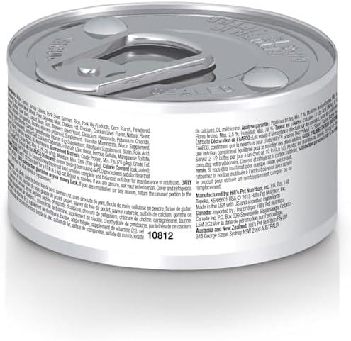 imageHills Science Diet Adult 7 Senior Adult 7 Premium Nutrition Wet Cat Food Turkey Minced 29 oz Can Case of 24Turkey Minced