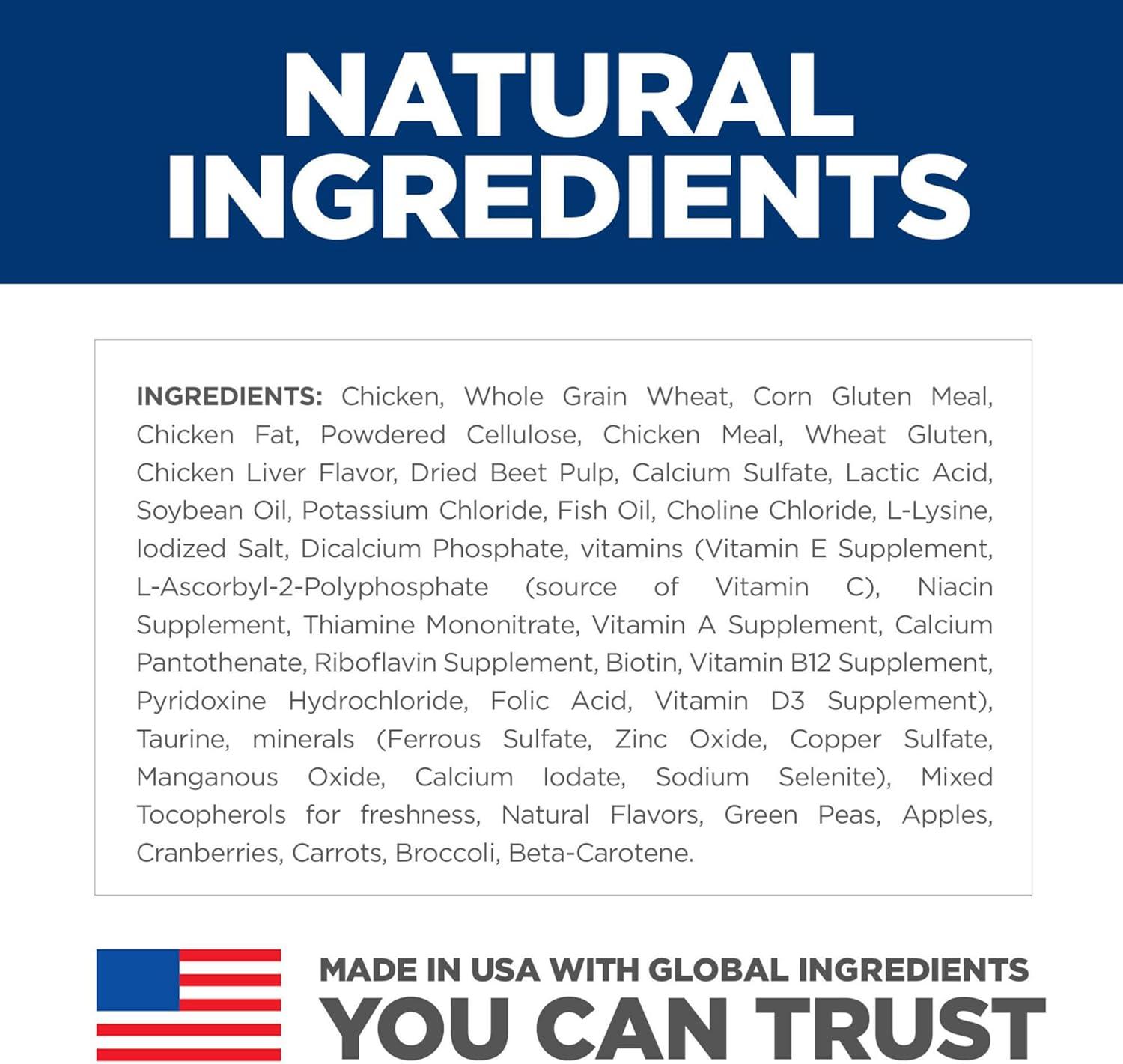 imageHills Science Diet Hairball Control Adult 16 Hairball Control Support Dry Cat Food Chicken Recipe 155 lb BagChicken