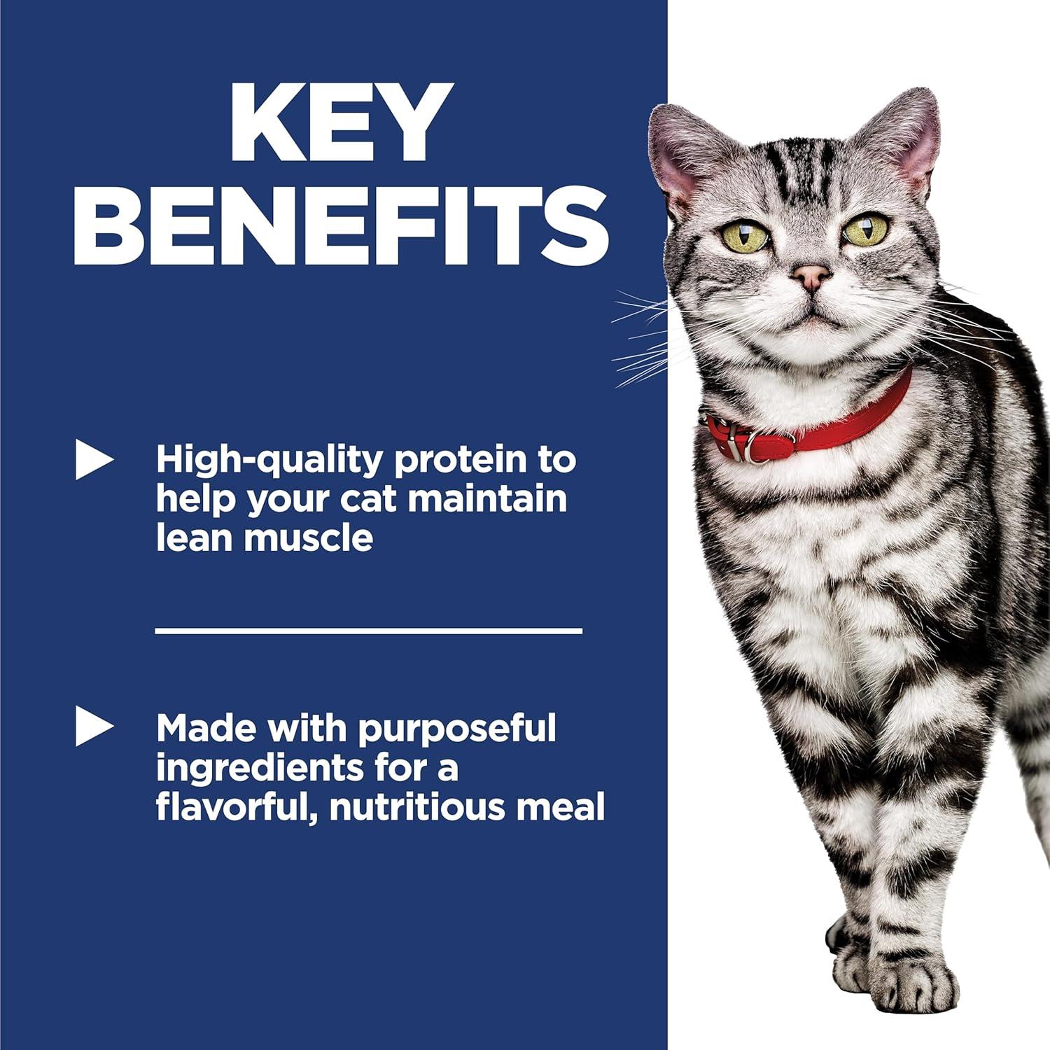 imageHills Science Diet Indoor Adult 16 Easy Litter Box Cleanup Wet Cat Food Salmon ampamp Vegetables Stew 28 oz Pouch Case of 24