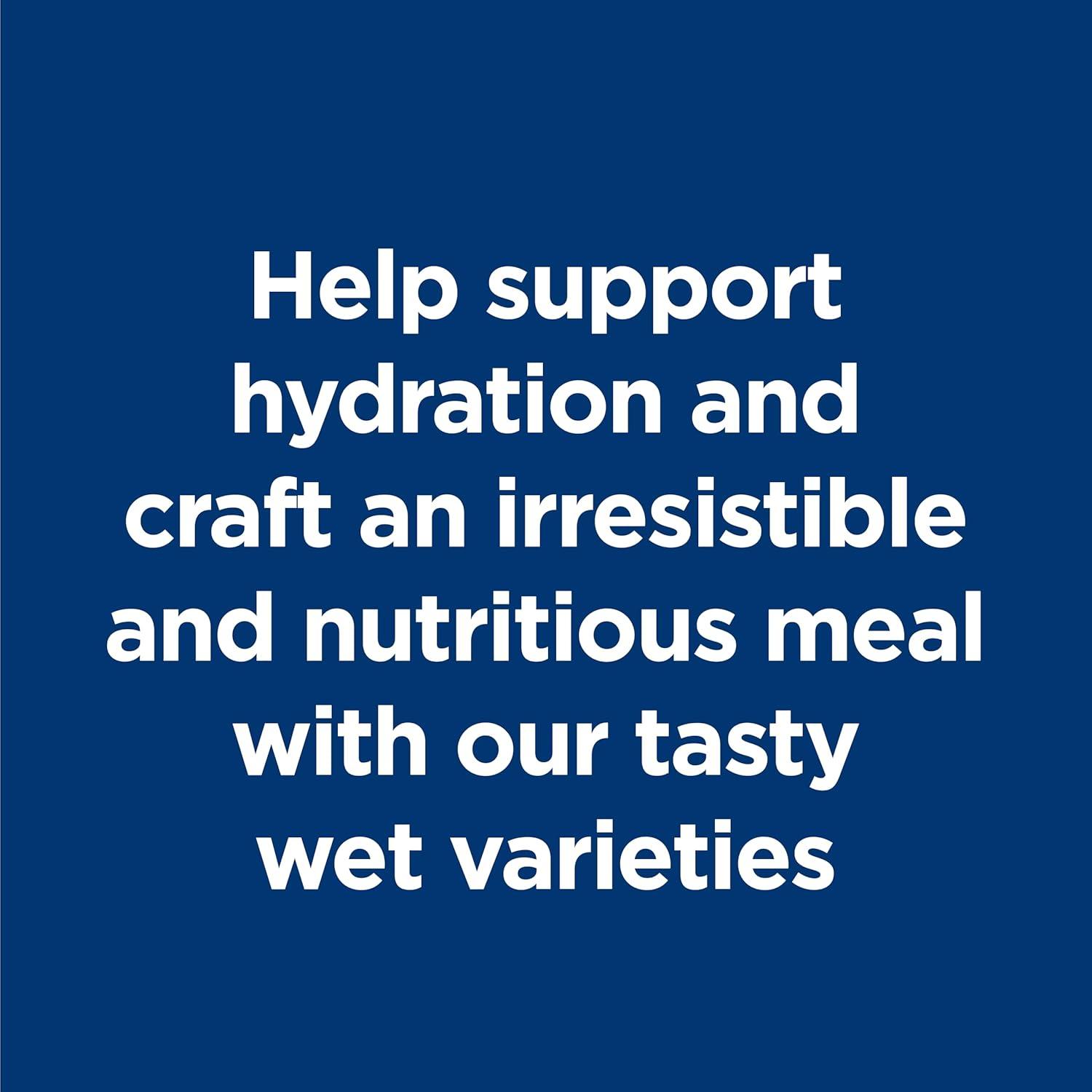 imageHills Science Diet Indoor Adult 16 Easy Litter Box Cleanup Wet Cat Food Salmon ampamp Vegetables Stew 28 oz Pouch Case of 24