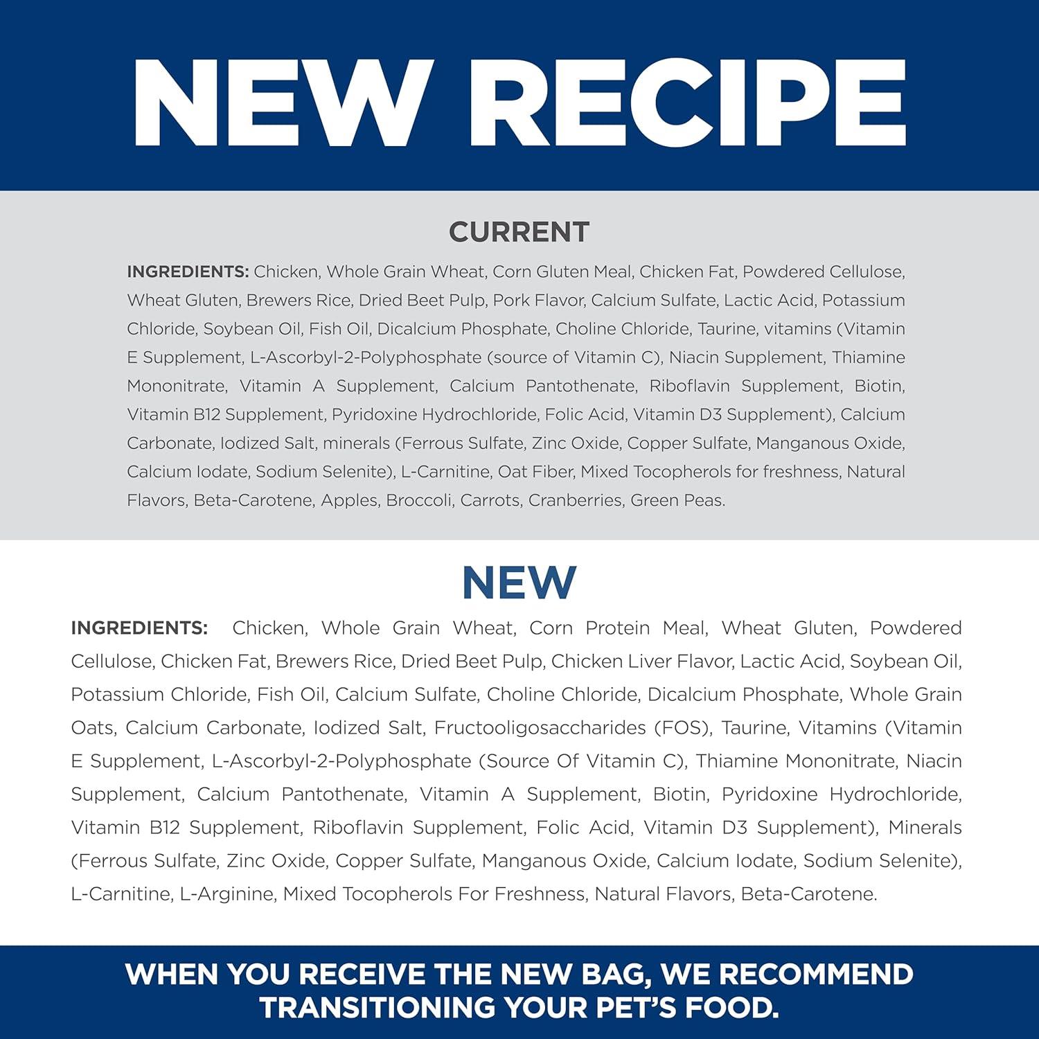 imageHills Science Diet Indoor Senior Adult 7 Easy Litter Box Cleanup Dry Cat Food Chicken Recipe 155 lb BagChicken