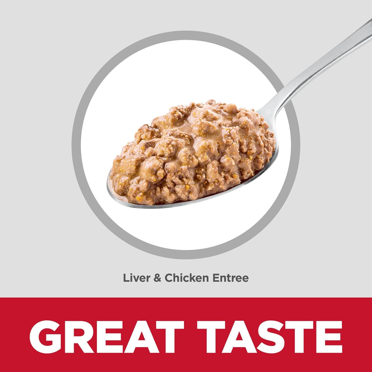 imageHills Science Diet Kitten Kitten Premium Nutrition Wet Cat Food Turkey Minced 55 oz Can Case of 24Liver Chicken Minced