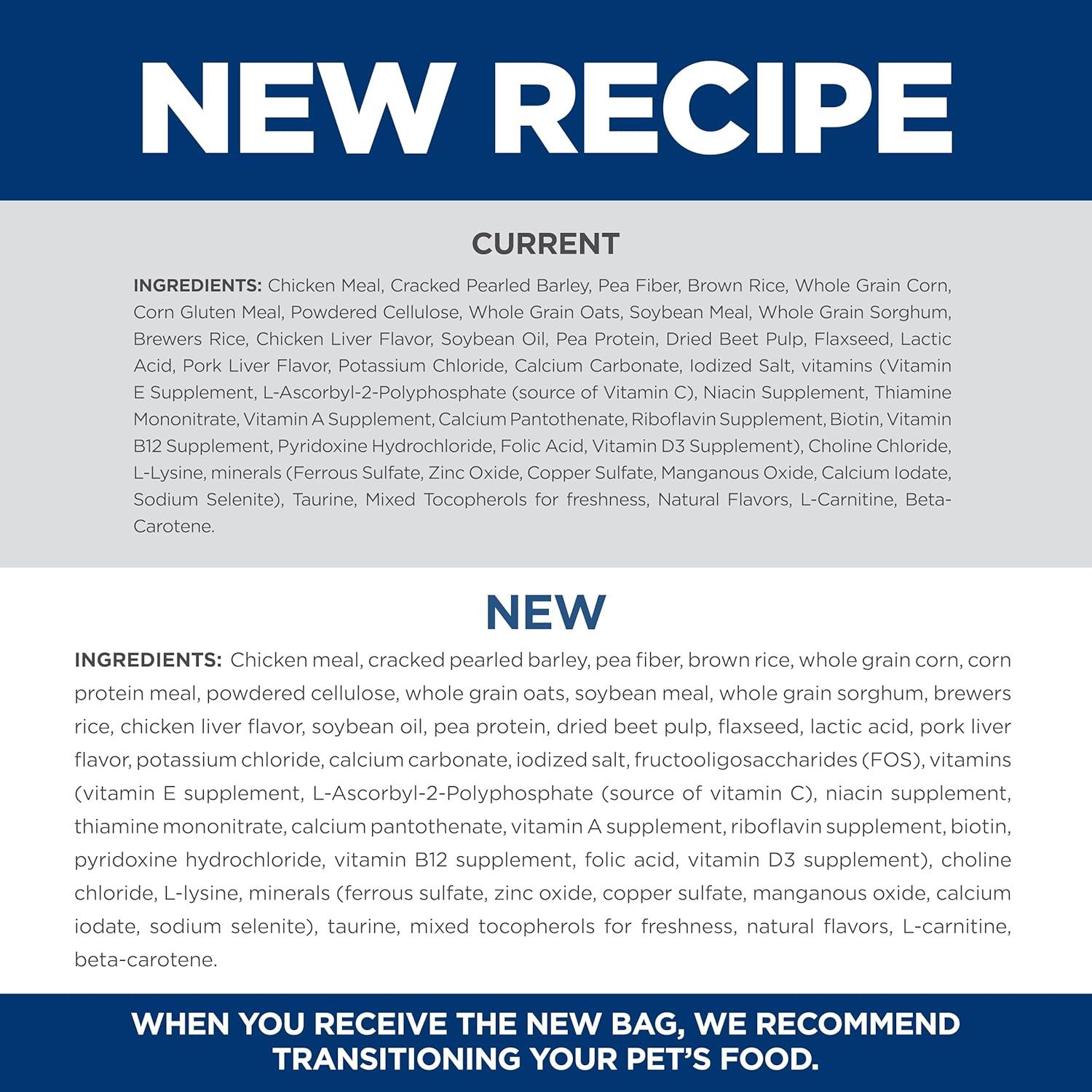 imageHills Science Diet Light Adult 16 Small ampamp Mini Breeds Weight Management Support Dry Dog Food Chicken ampamp Barley 155 lb BagChicken Barley