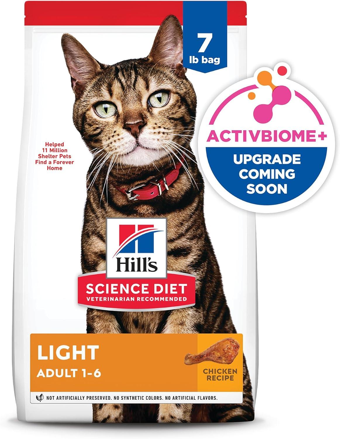 imageHills Science Diet Light Adult 16 Weight Management Support Dry Cat Food Chicken Recipe 16 lb BagChicken