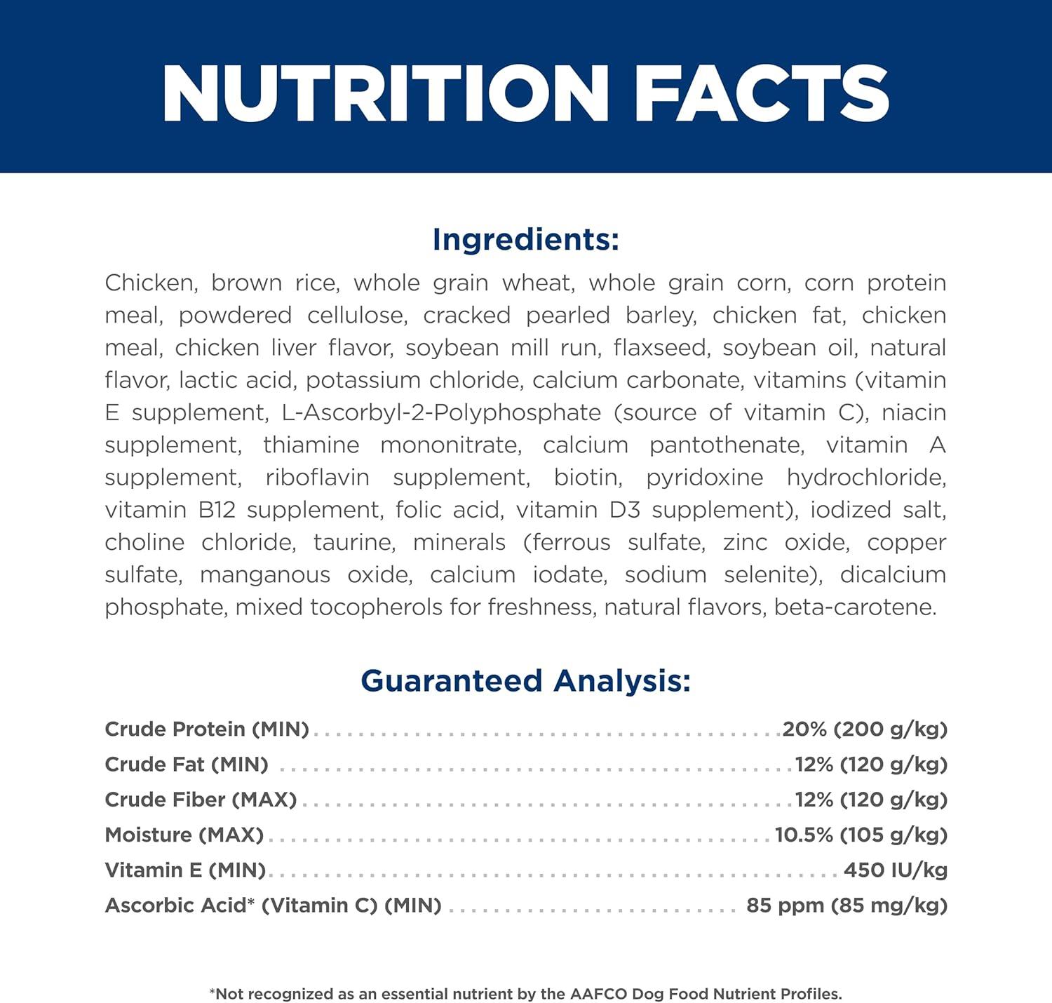 imageHills Science Diet Oral Care Adult 16 Plaque ampamp Tartar Buildup Support Dry Dog Food Chicken Rice ampamp Barley 285 lb BagChicken Rice Barley