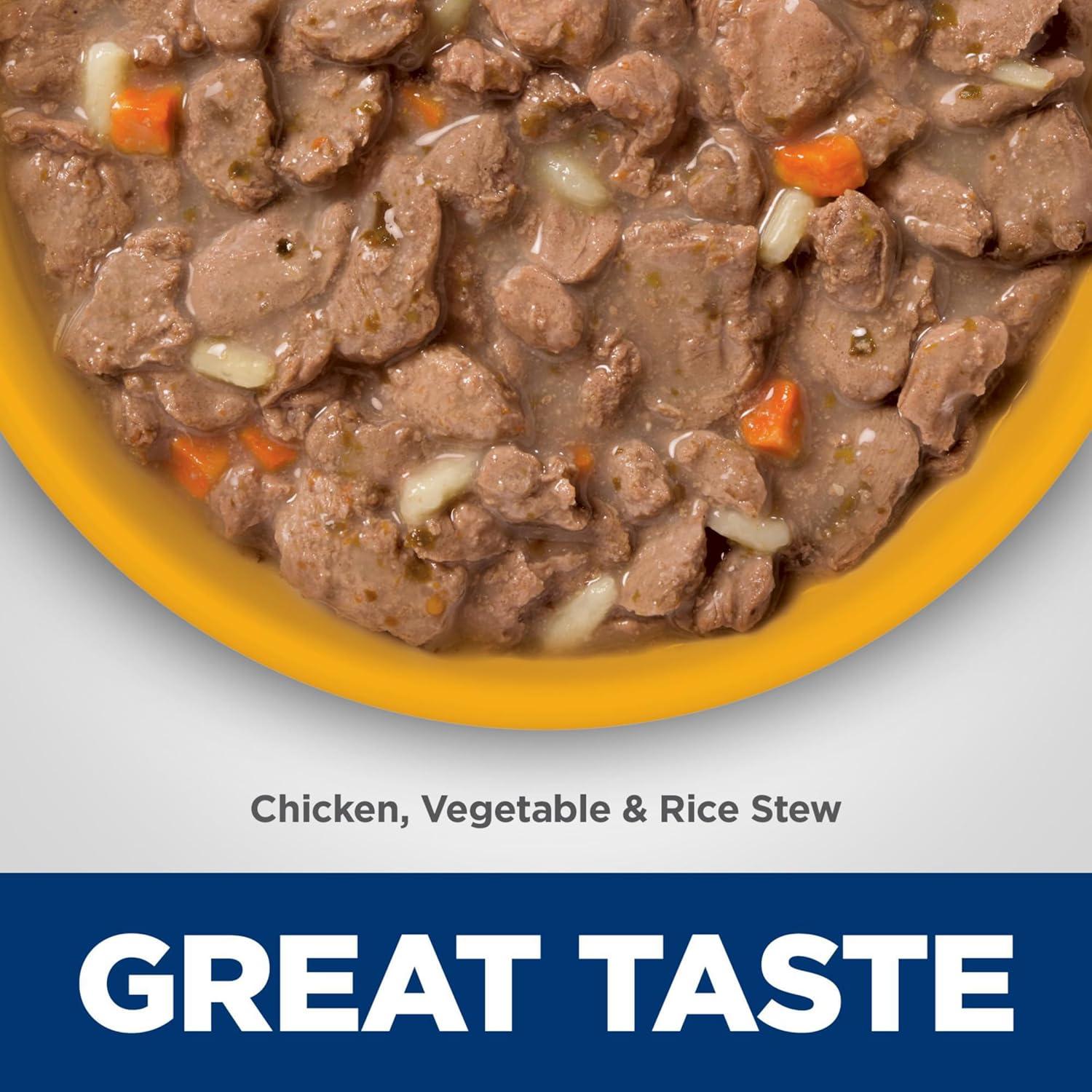 imageHills Science Diet Perfect Digestion Adult 16 Digestive Support Wet Cat Food Chicken Vegetables ampamp Rice Stew 29 oz Can Case of 2429 Ounce Pack of 24