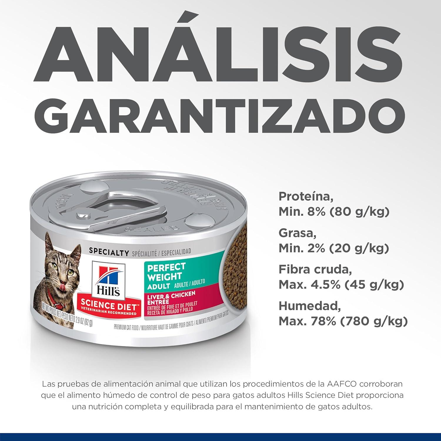 imageHills Science Diet Perfect Weight Adult 16 Weight Management Support Wet Cat Food Chicken ampamp Roasted Vegetables Stew 29 oz Can Case of 24Liver Chicken Minced