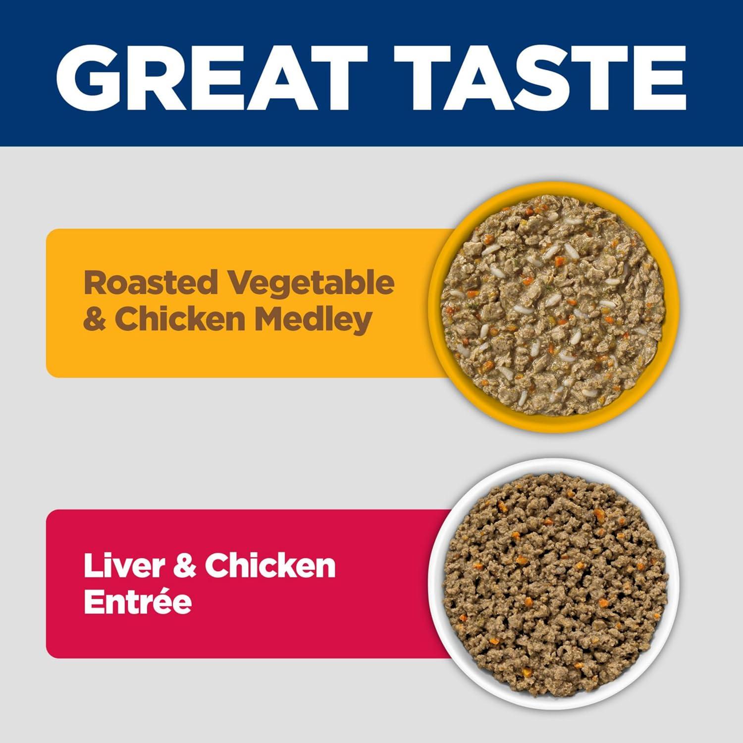 imageHills Science Diet Perfect Weight Adult 16 Weight Management Support Wet Cat Food Chicken ampamp Roasted Vegetables Stew 29 oz Can Case of 24Variety Pack Liver Chicken Minced Chicken Stew