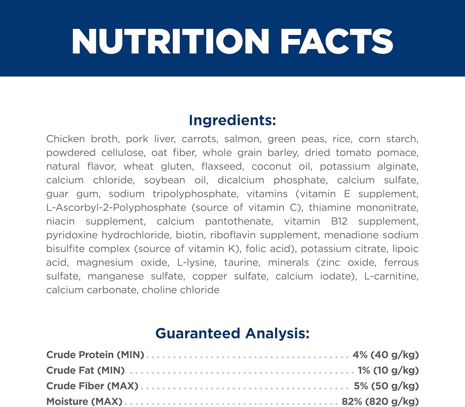 imageHills Science Diet Perfect Weight Adult 16 Weight Management Support Wet Dog Food Salmon ampamp Vegetables Stew 28 oz Pouch Case of 24