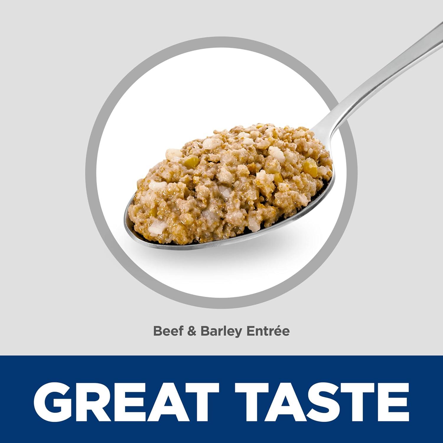 imageHills Science Diet Small ampamp Mini Adult 16 Small ampamp Mini Breeds Premium Nutrition Wet Dog Food Chicken ampamp Barley Loaf 58 oz Can Case of 24Beef Barley Loaf