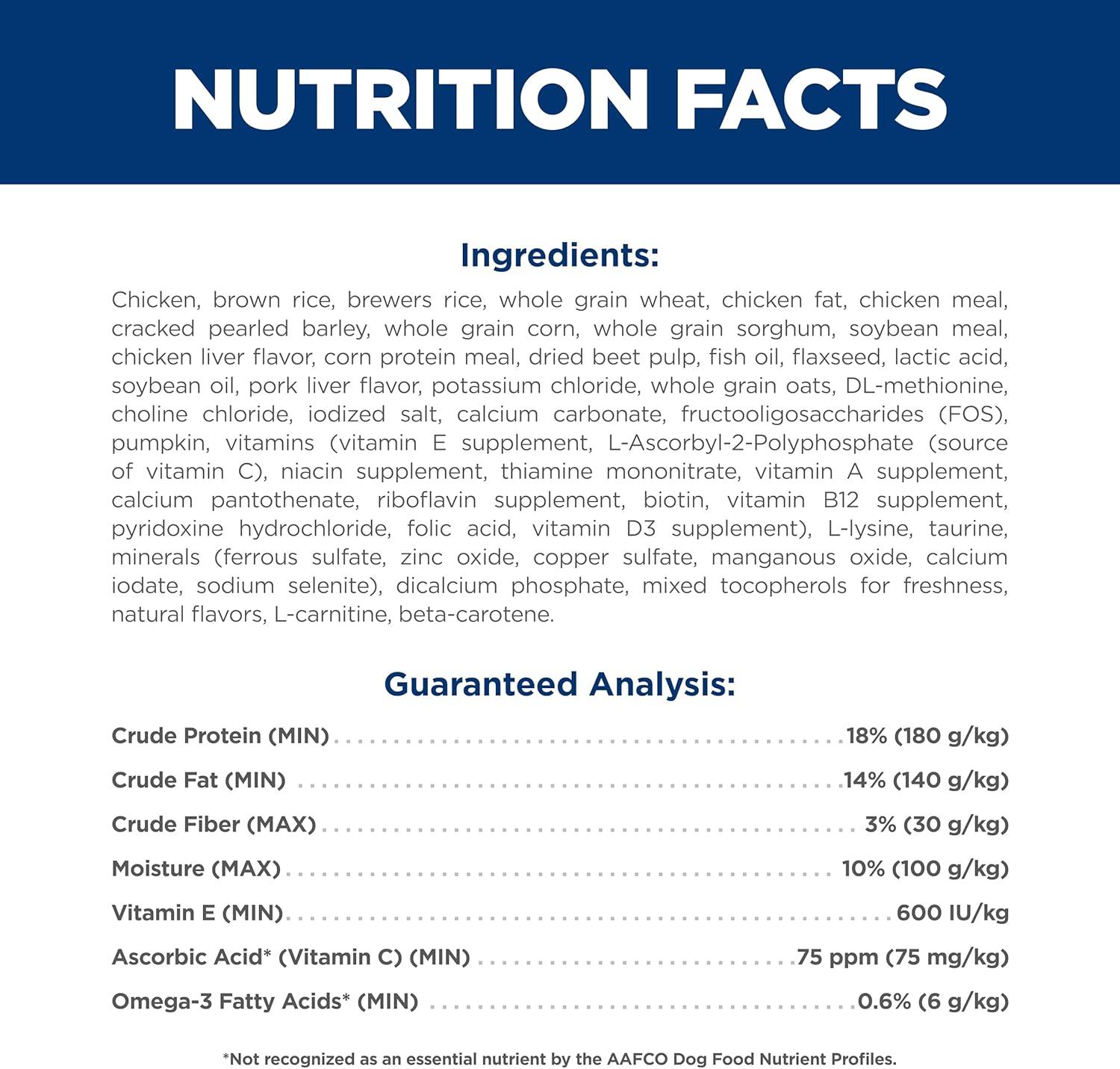imageHills Science Diet Small ampamp Mini Senior Adult 11 Small ampamp Mini Breeds Senior Premium Nutrition Dry Dog Food Chicken Brown Rice ampamp Barley 155 lb BagChicken Brown Rice Barley