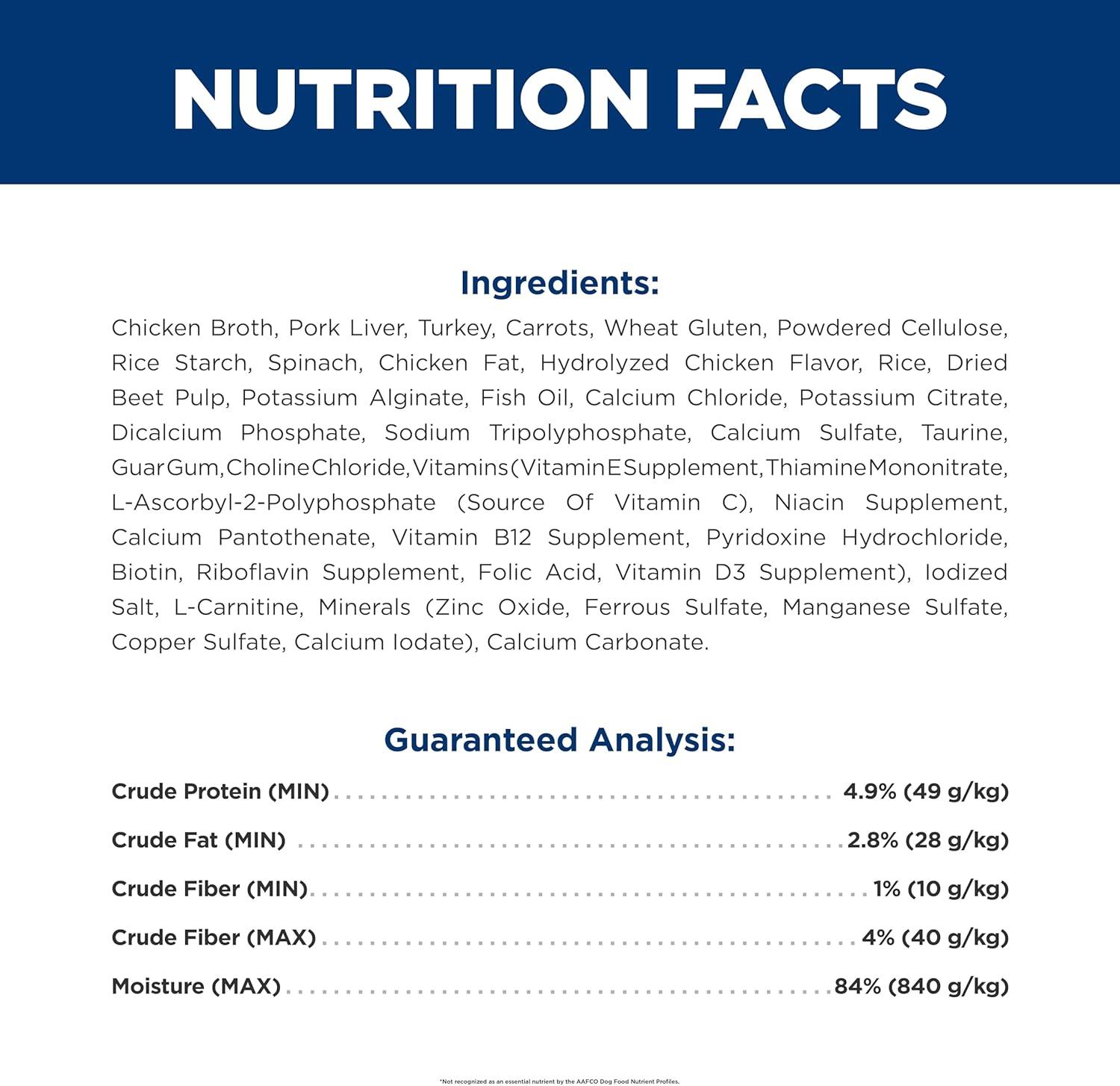 imageHills Science Diet Urinary Hairball Control Adult 16 Urinary Track Health ampamp Hairball Control Support Wet Cat Food Chicken Minced 55 oz Can Case of 24Turkey Vegetables Stew