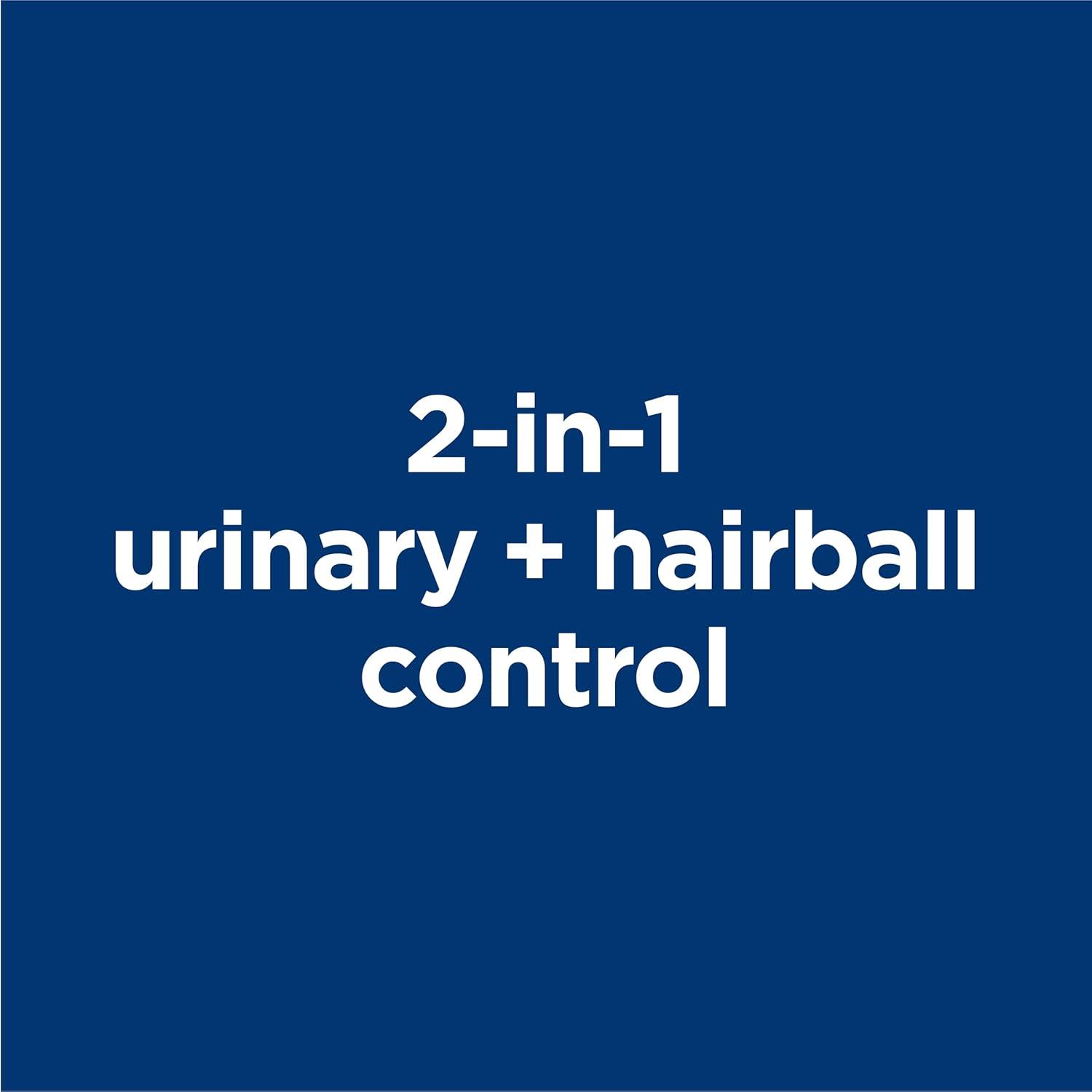 imageHills Science Diet Urinary Hairball Control Adult 16 Urinary Track Health ampamp Hairball Control Support Wet Cat Food Chicken Minced 55 oz Can Case of 24Chicken Vegetables Stew