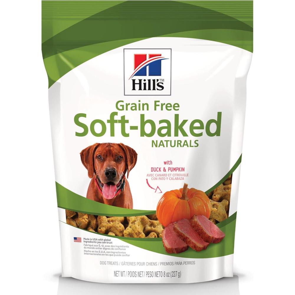 imageHills Grain Free Soft Baked Naturals All Life Stages Great Taste Dog Treats Beef ampamp Sweet Potato 8 oz BagDuck Pumpkin