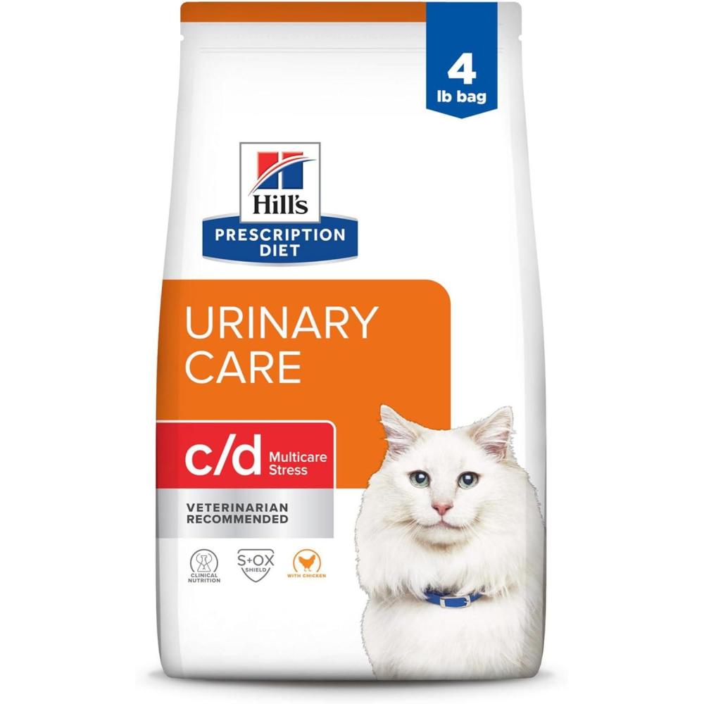 imageHills Prescription Diet cd Multicare Stress Urinary Care with Chicken Dry Cat Food Veterinary Diet 176 lb BagChicken