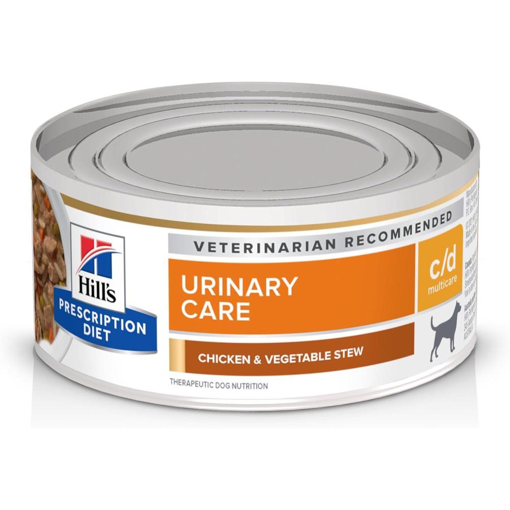 imageHills Prescription Diet cd Multicare Urinary Care Chicken Flavor Wet Dog Food Veterinary Diet 13 oz Cans 12PackChicken Vegetable Stew