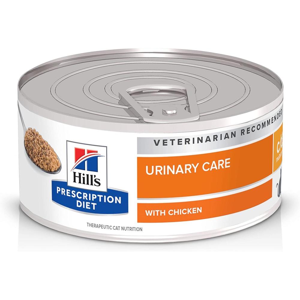 imageHills Prescription Diet cd Multicare Urinary Care Chicken ampamp Vegetable Stew Wet Cat Food Veterinary Diet 29 oz Cans 24PackChicken