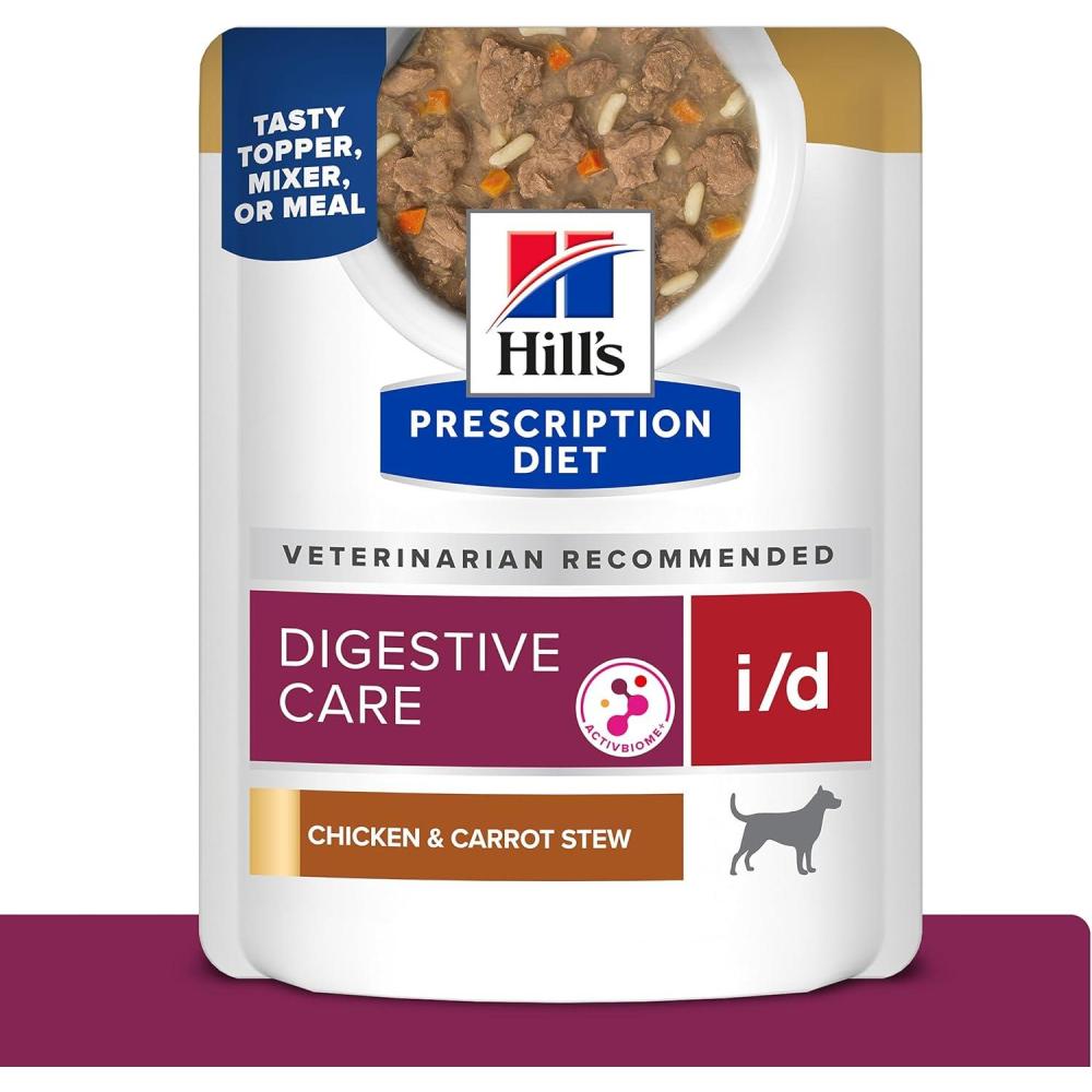 imageHills Prescription Diet id AB Chicken ampamp Vegetable Stew Wet Dog Food 24 x 28 oz Pouches