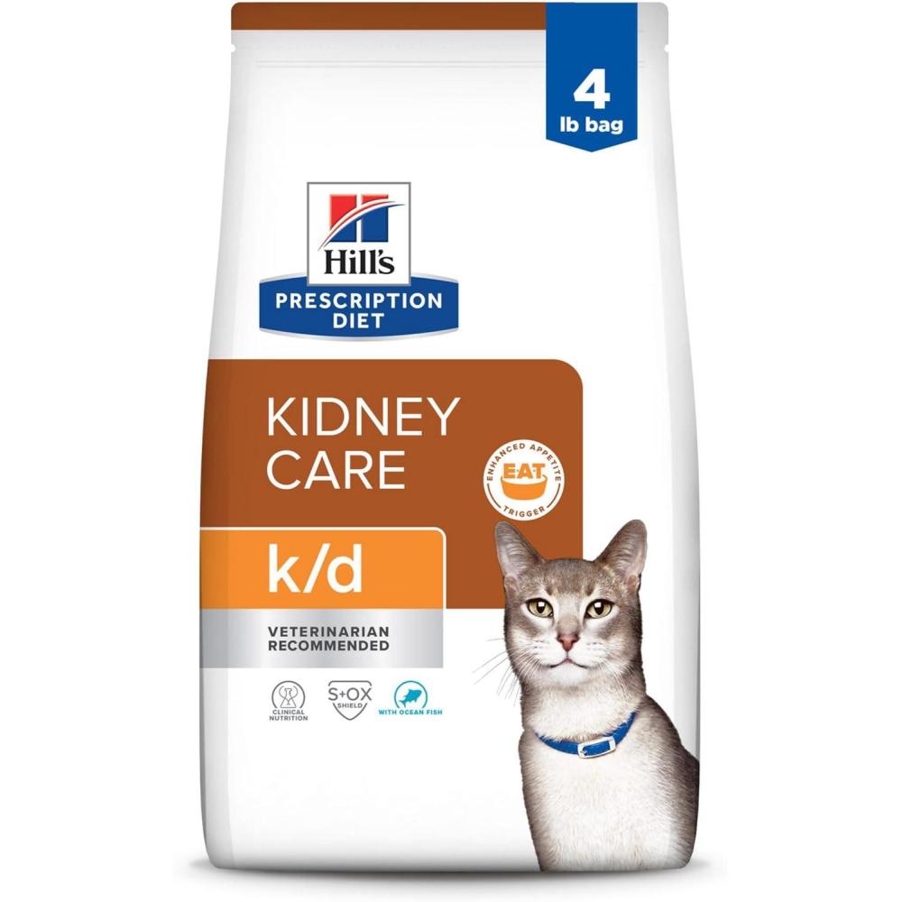 imageHills Prescription Diet kd Kidney Care with Chicken Dry Cat Food Veterinary Diet 85 lb BagSeafood