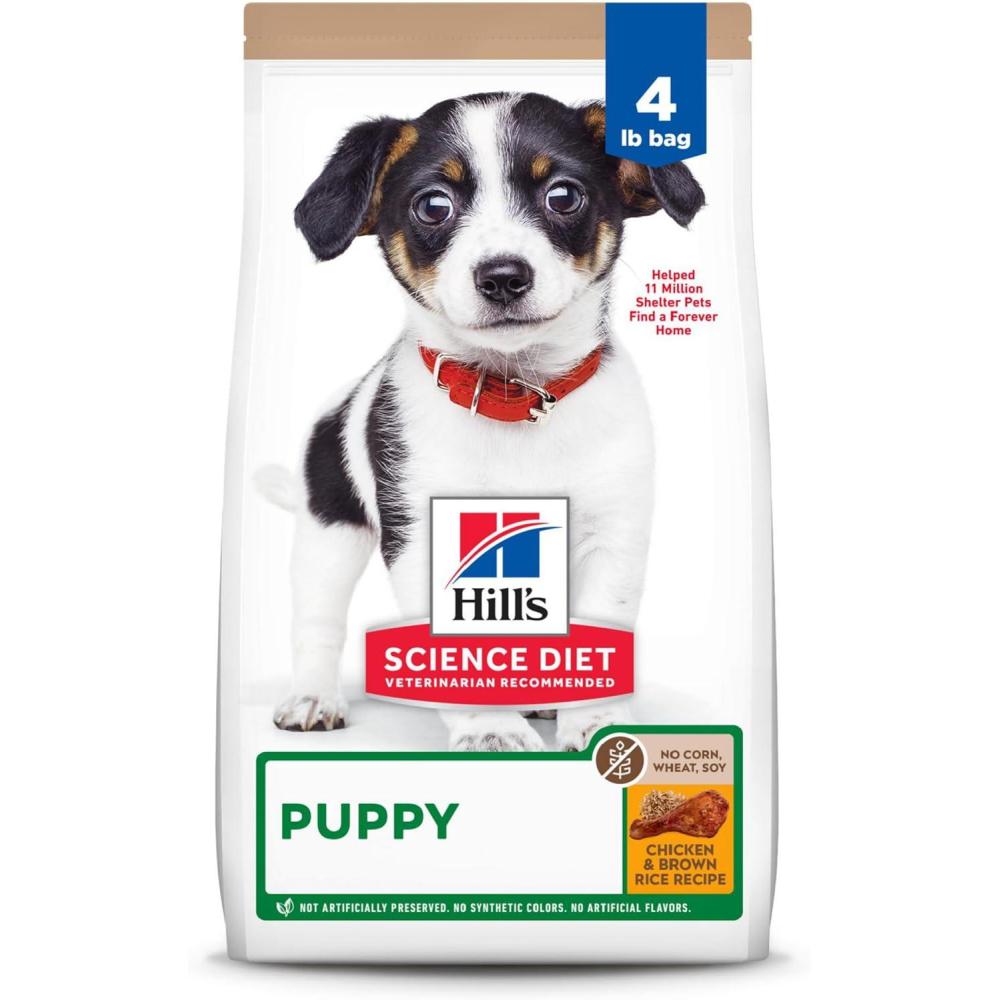 imageHills Science Diet Puppy Puppy Premium Nutrition Dry Dog Food No Corn Wheat Soy Chicken ampamp Brown Rice 125 lb BagChicken Brown Rice