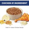 Hill’s Science Diet Indoor, Senior Adult 11+, Easy Litter Box Cleanup, Dry Cat Food, Chicken Recipe, 7 lb Bag(Chicken)