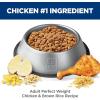Hill’s Science Diet Perfect Weight, Adult 1-6, Weight Management Support, Dry Dog Food, Chicken & Brown Rice, 12 lb. Bag(Chicken & Brown Rice)